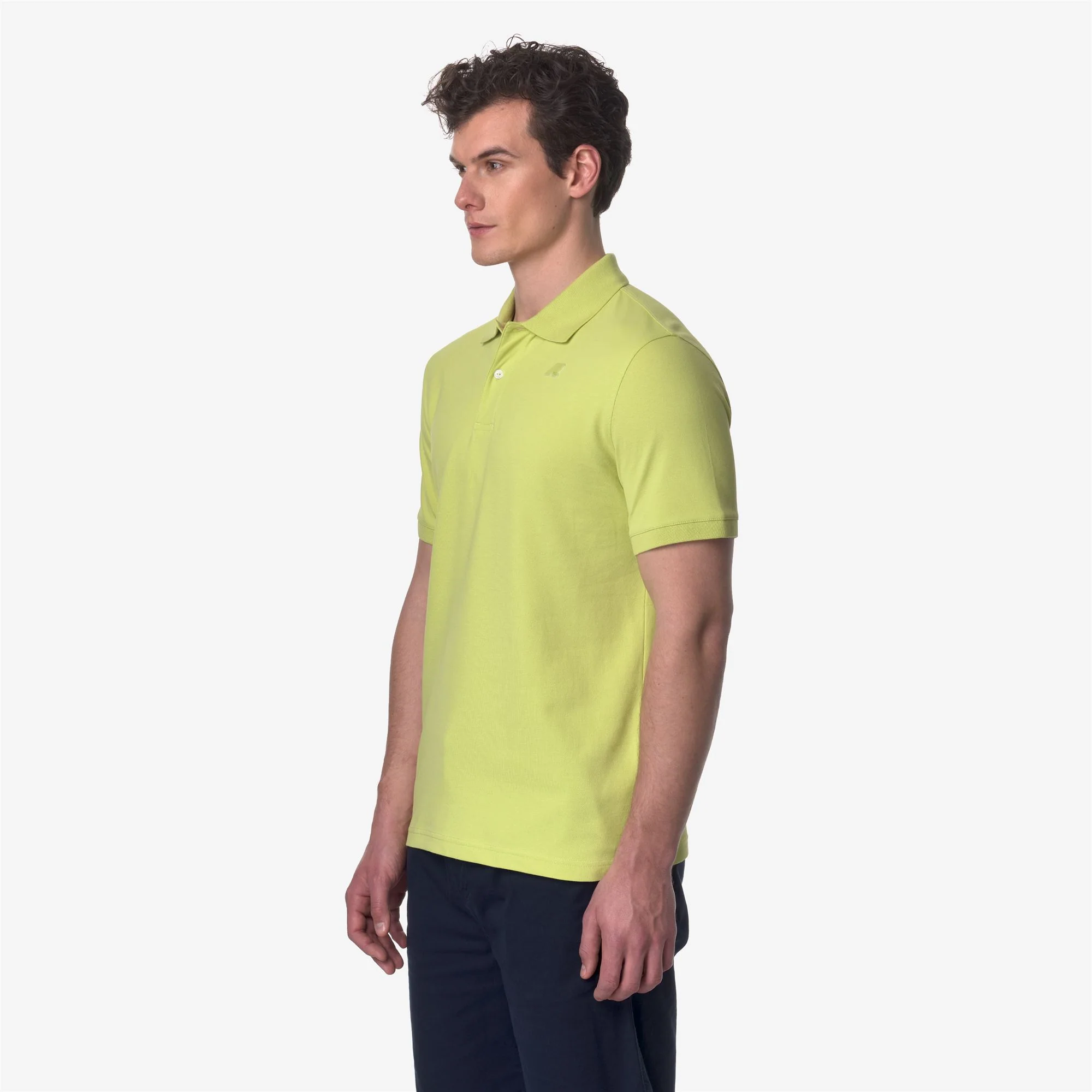 AMEDEE PIQUE SLIM - Polo Shirts - Polo - Man - GREEN CELERY - Image 4