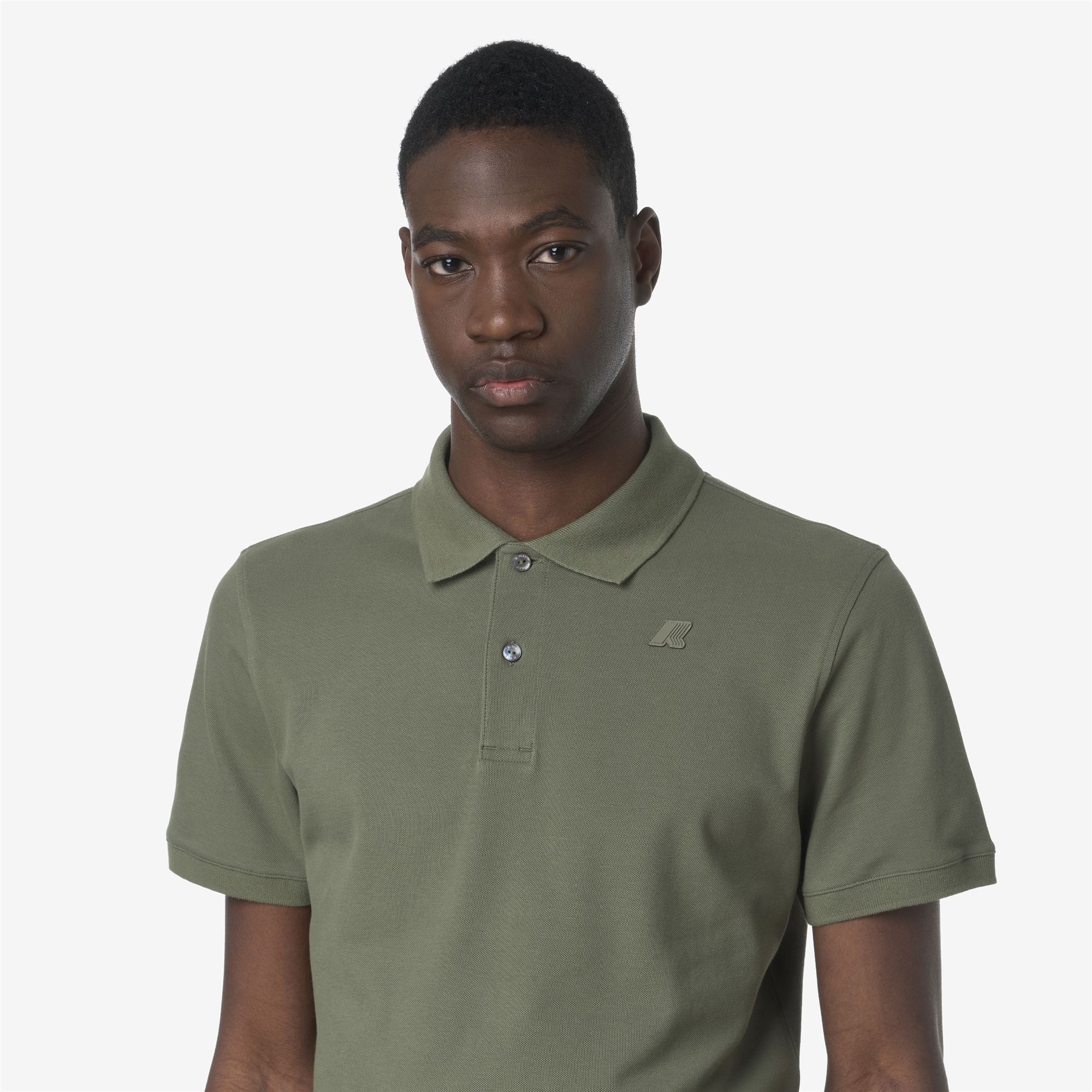 AMEDEE PIQUE SLIM - Polo Shirts - Polo - Man - GREEN LICHEN - Image 2