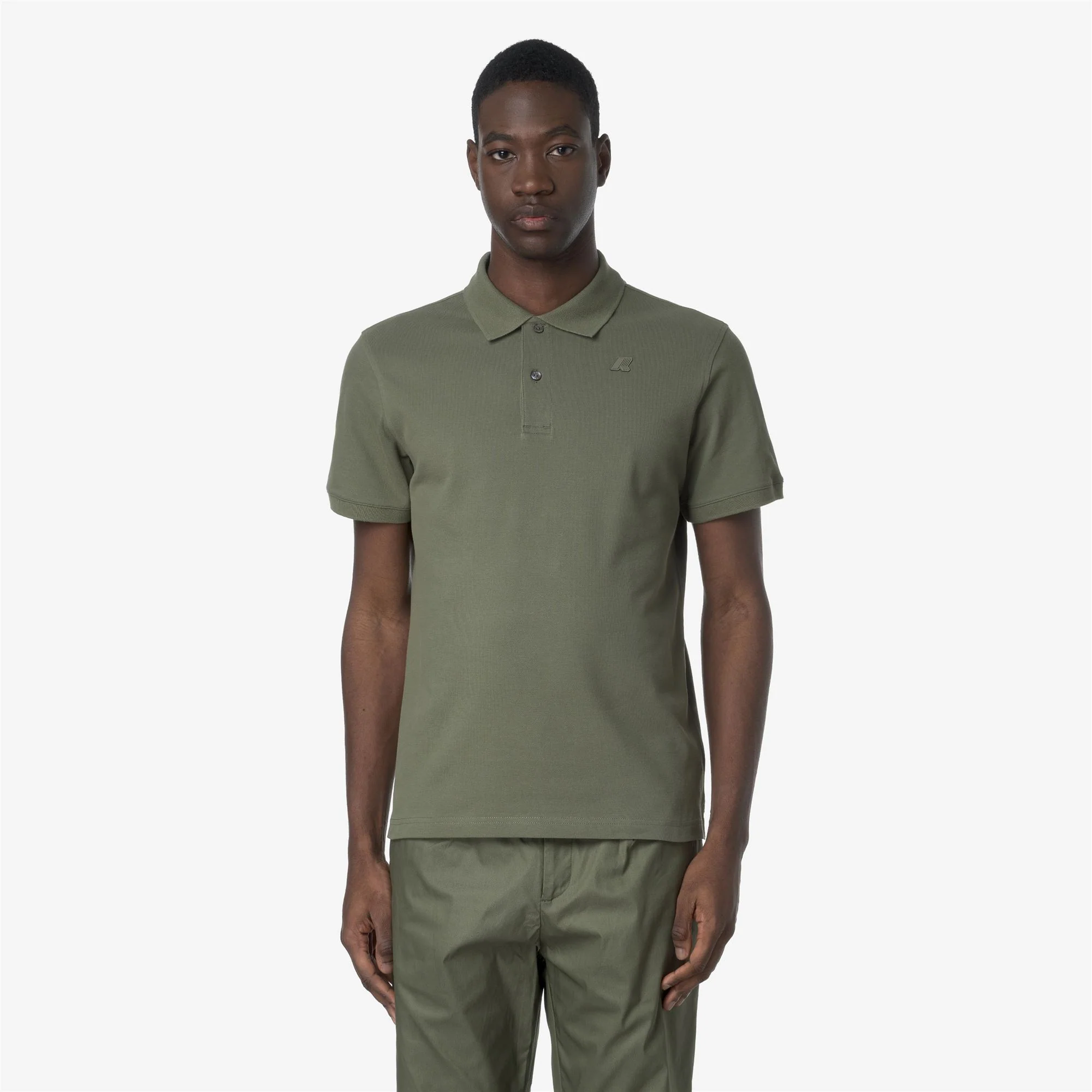 AMEDEE PIQUE SLIM - Polo Shirts - Polo - Man - GREEN LICHEN - Image 3