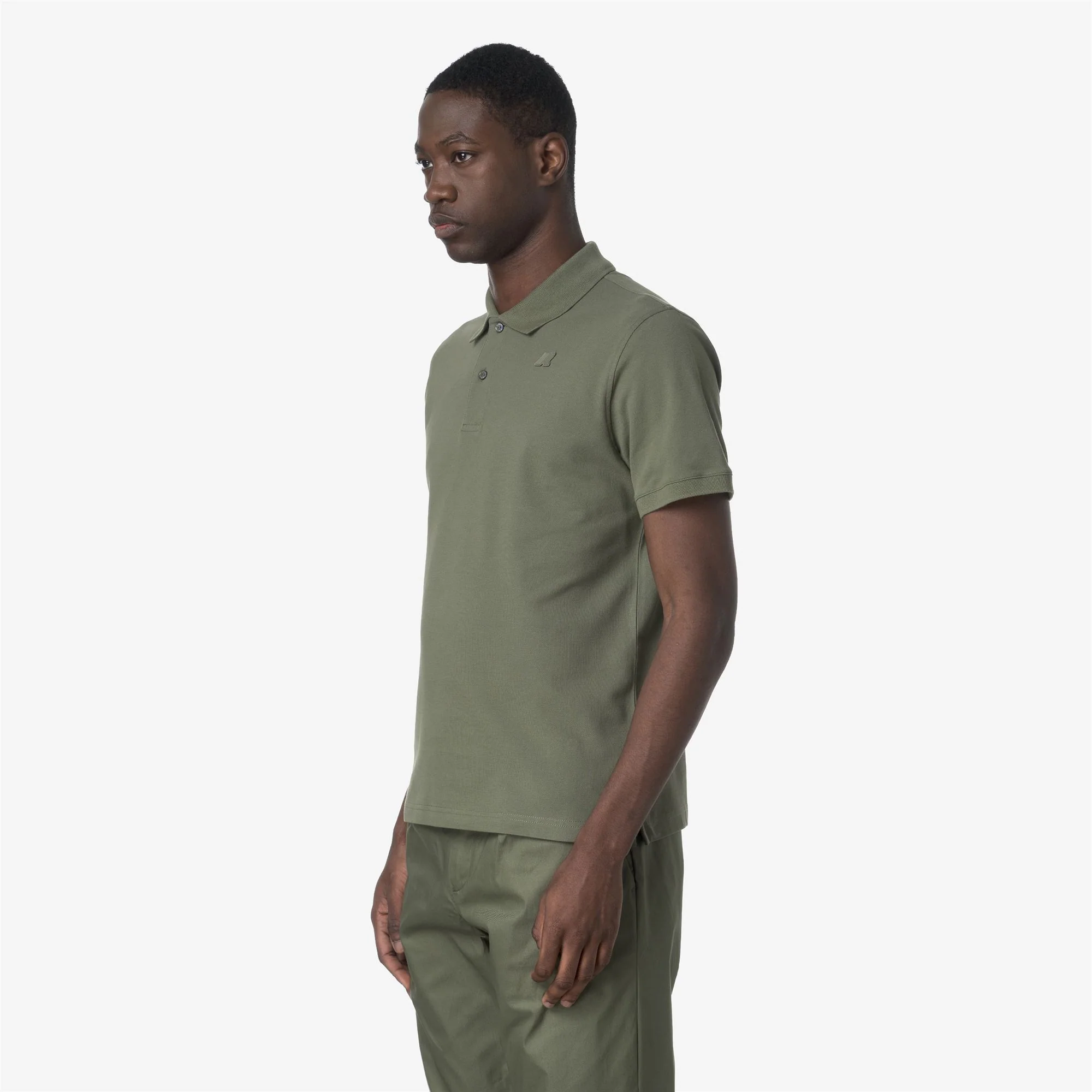AMEDEE PIQUE SLIM - Polo Shirts - Polo - Man - GREEN LICHEN - Image 4