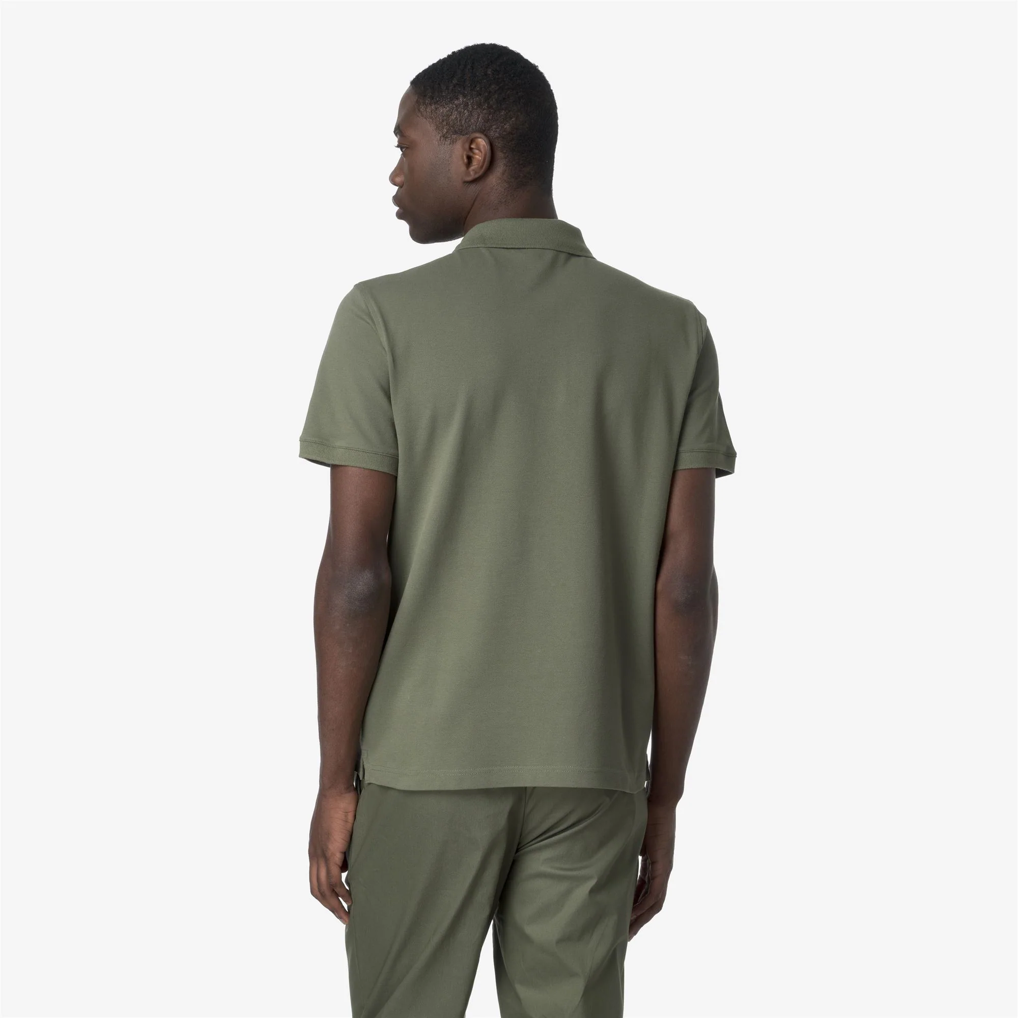 AMEDEE PIQUE SLIM - Polo Shirts - Polo - Man - GREEN LICHEN - Image 5