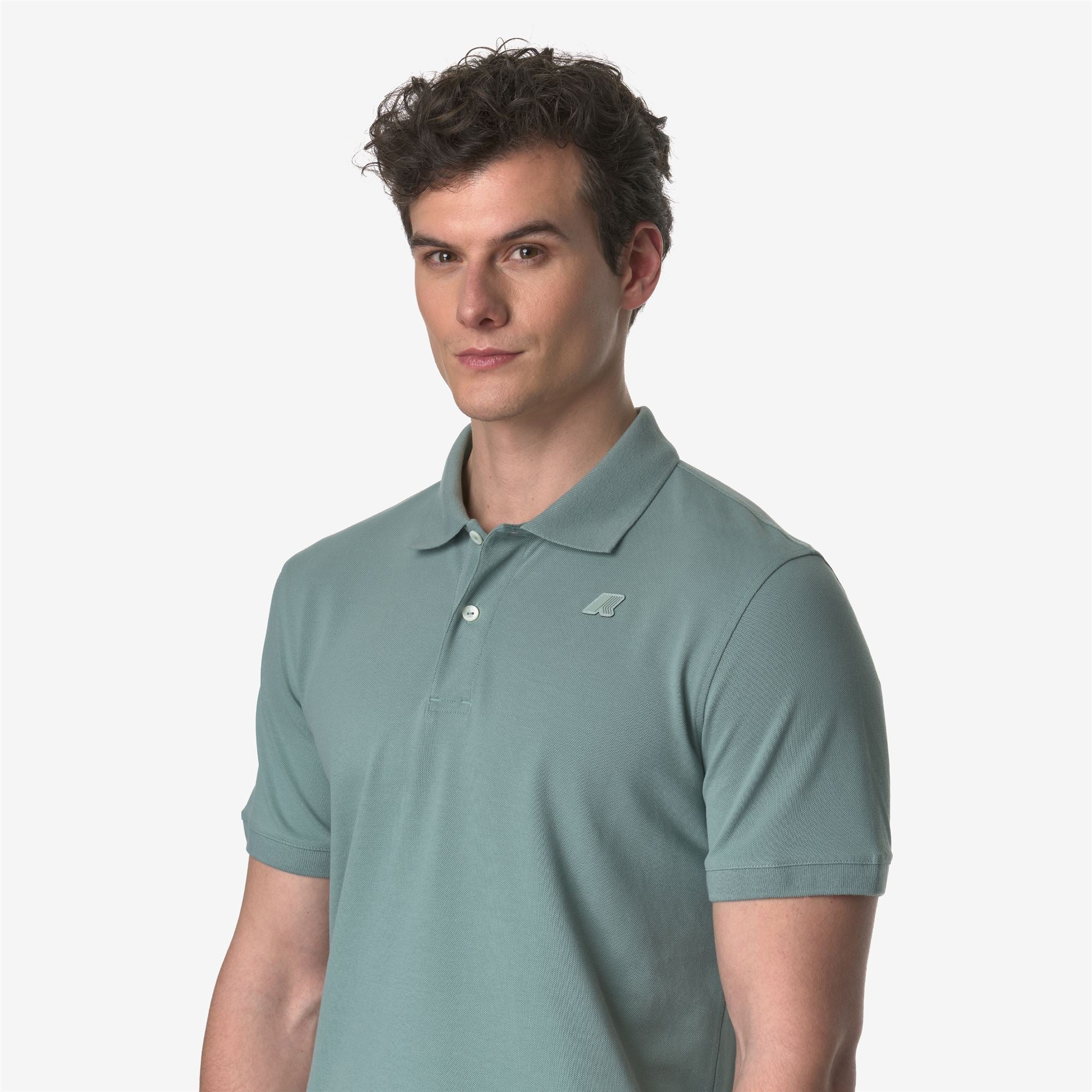 AMEDEE PIQUE SLIM - Polo Shirts - Polo - Man - GREEN MOLD - Image 2