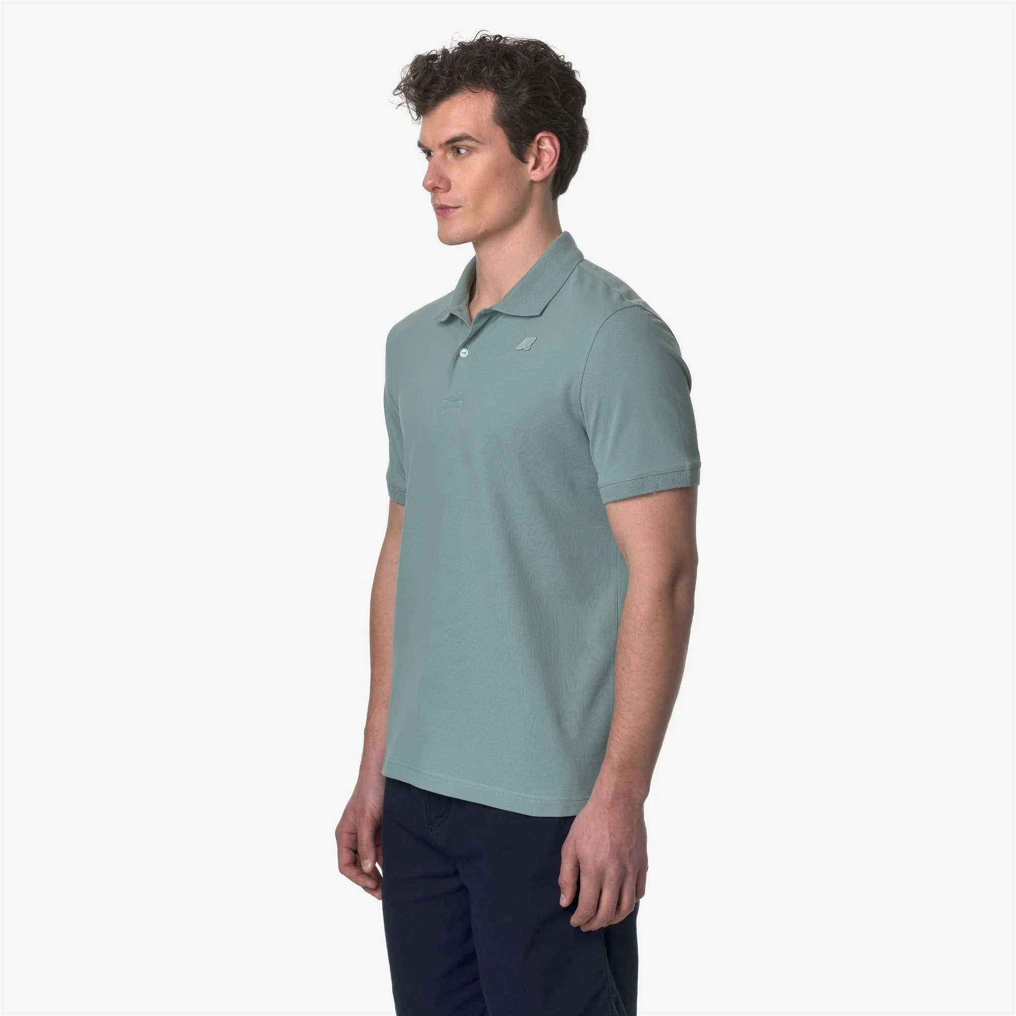 AMEDEE PIQUE SLIM - Polo Shirts - Polo - Man - GREEN MOLD - Image 4