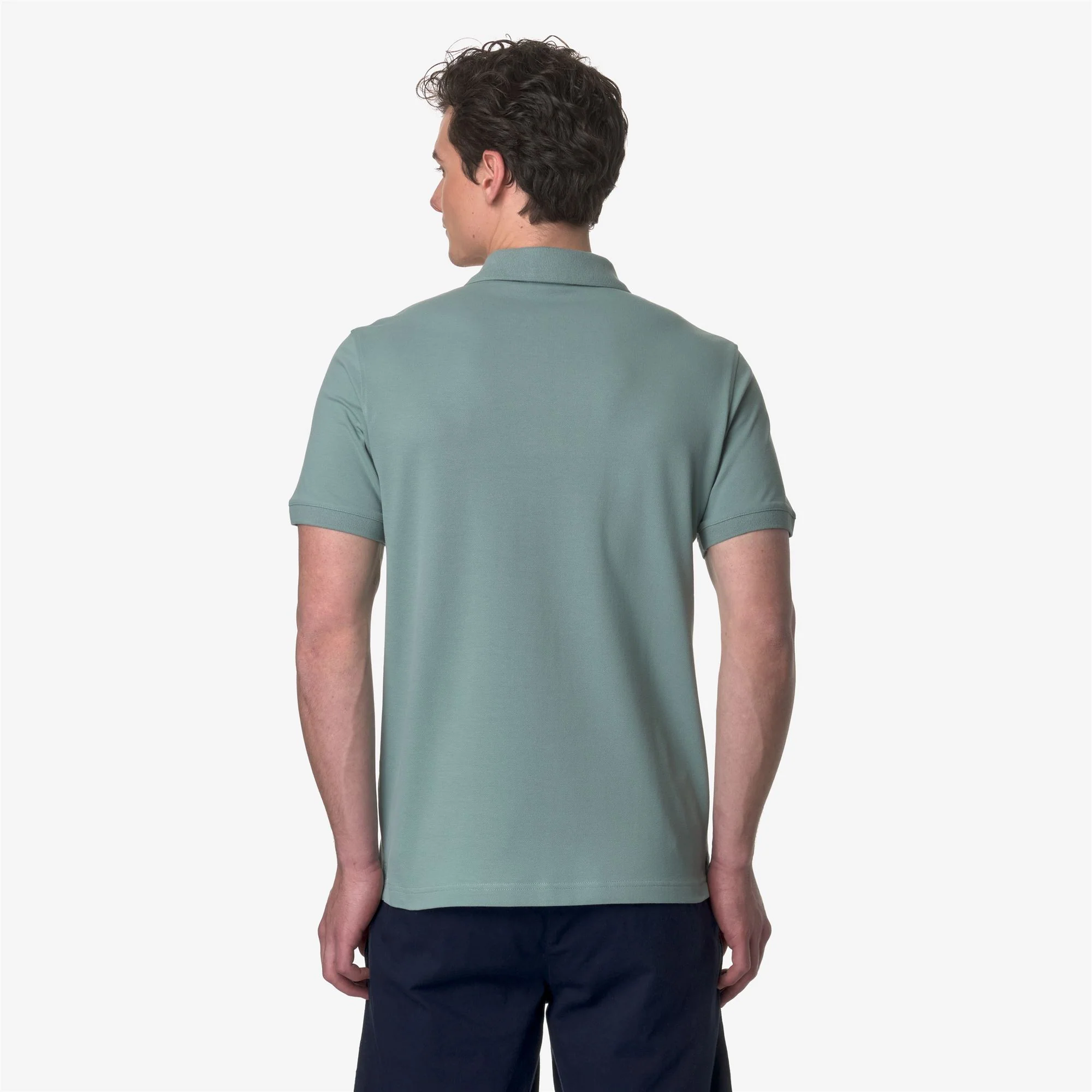 AMEDEE PIQUE SLIM - Polo Shirts - Polo - Man - GREEN MOLD - Image 5
