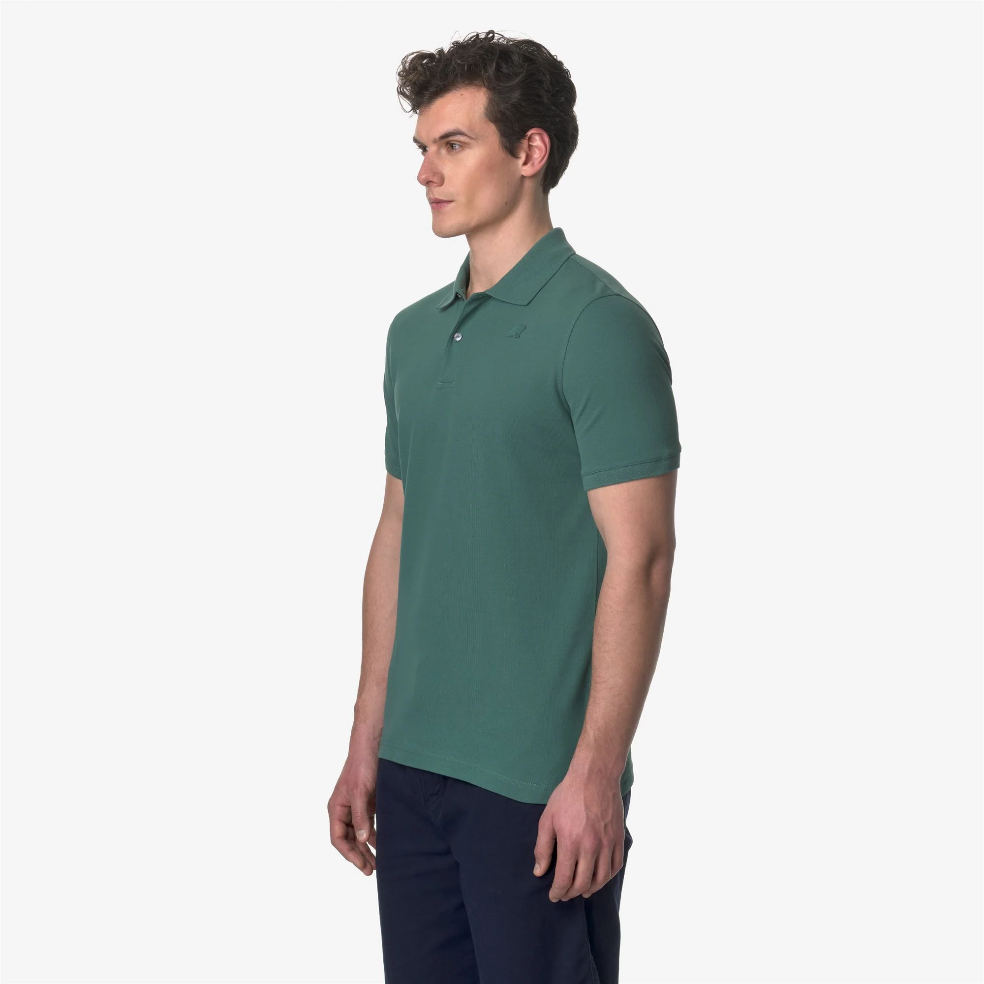AMEDEE PIQUE SLIM - Polo Shirts - Polo - Man - GREEN PALM - Image 4