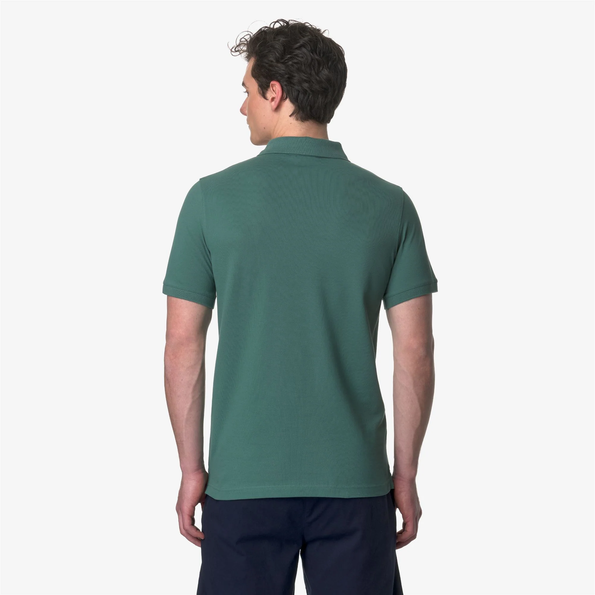 AMEDEE PIQUE SLIM - Polo Shirts - Polo - Man - GREEN PALM - Image 5