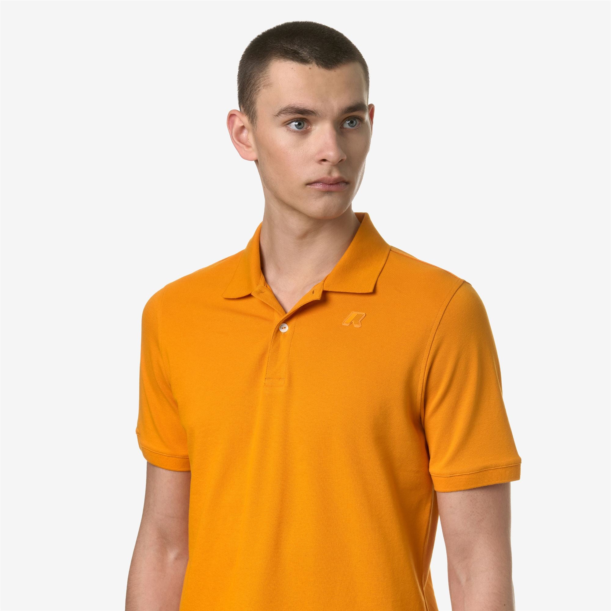 AMEDEE PIQUE SLIM - Polo Shirts - Polo - Man - ORANGE MD - Image 2