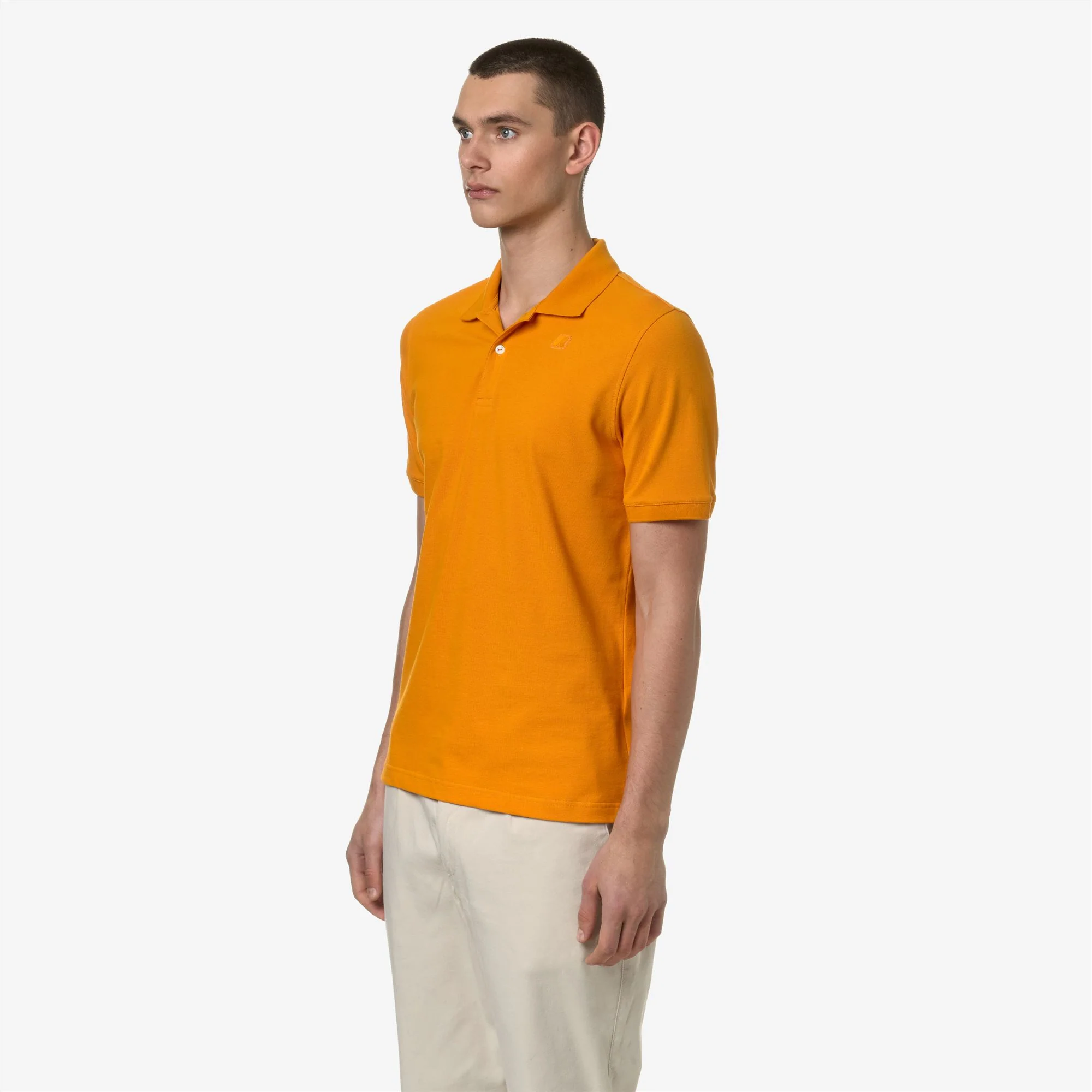 AMEDEE PIQUE SLIM - Polo Shirts - Polo - Man - ORANGE MD - Image 4
