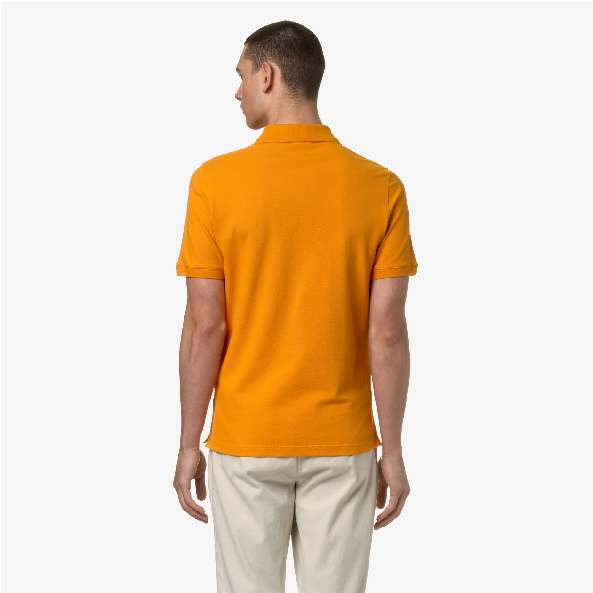 AMEDEE PIQUE SLIM - Polo Shirts - Polo - Man - ORANGE MD - Image 5