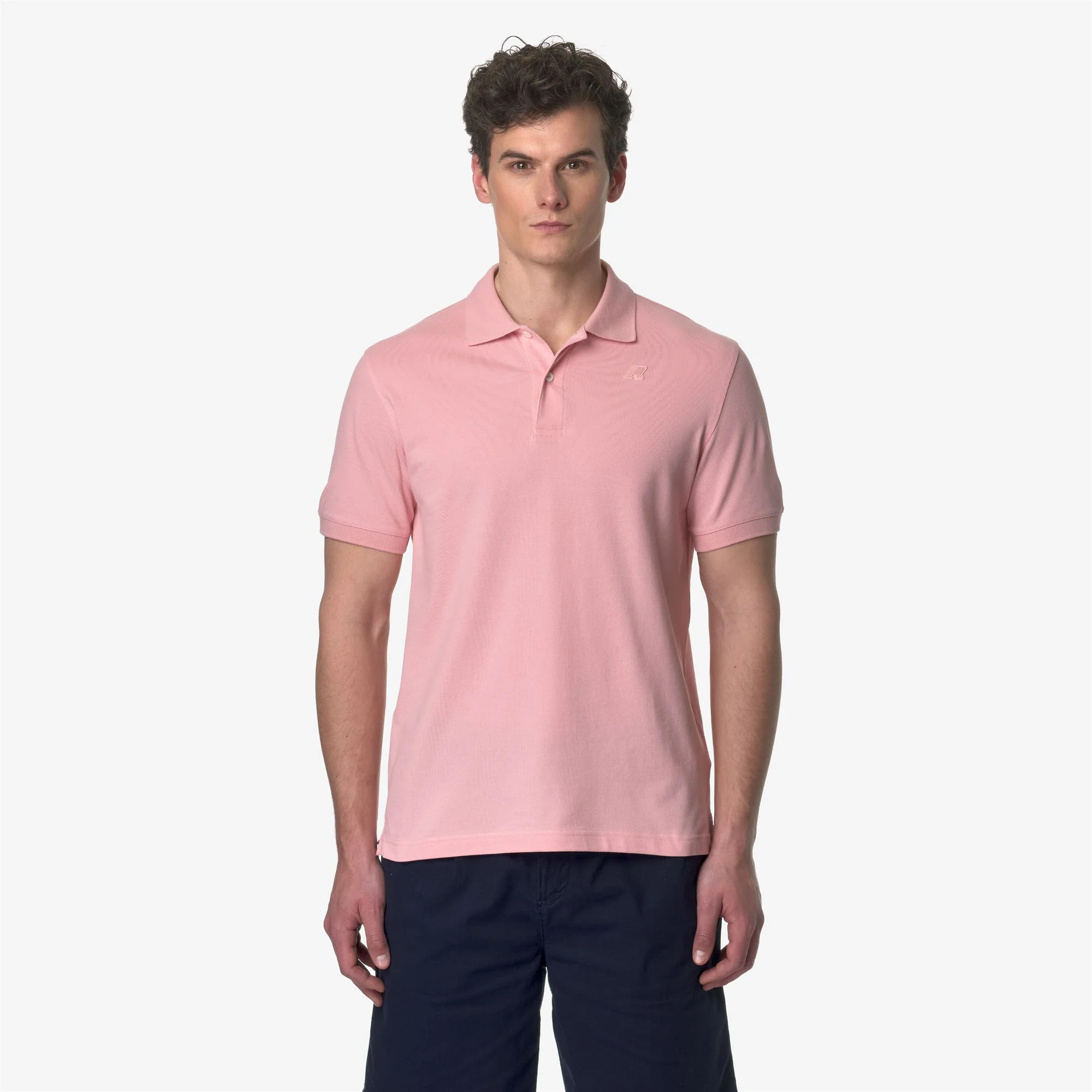 AMEDEE PIQUE SLIM - Polo Shirts - Polo - Man - PINK ASH - Image 3