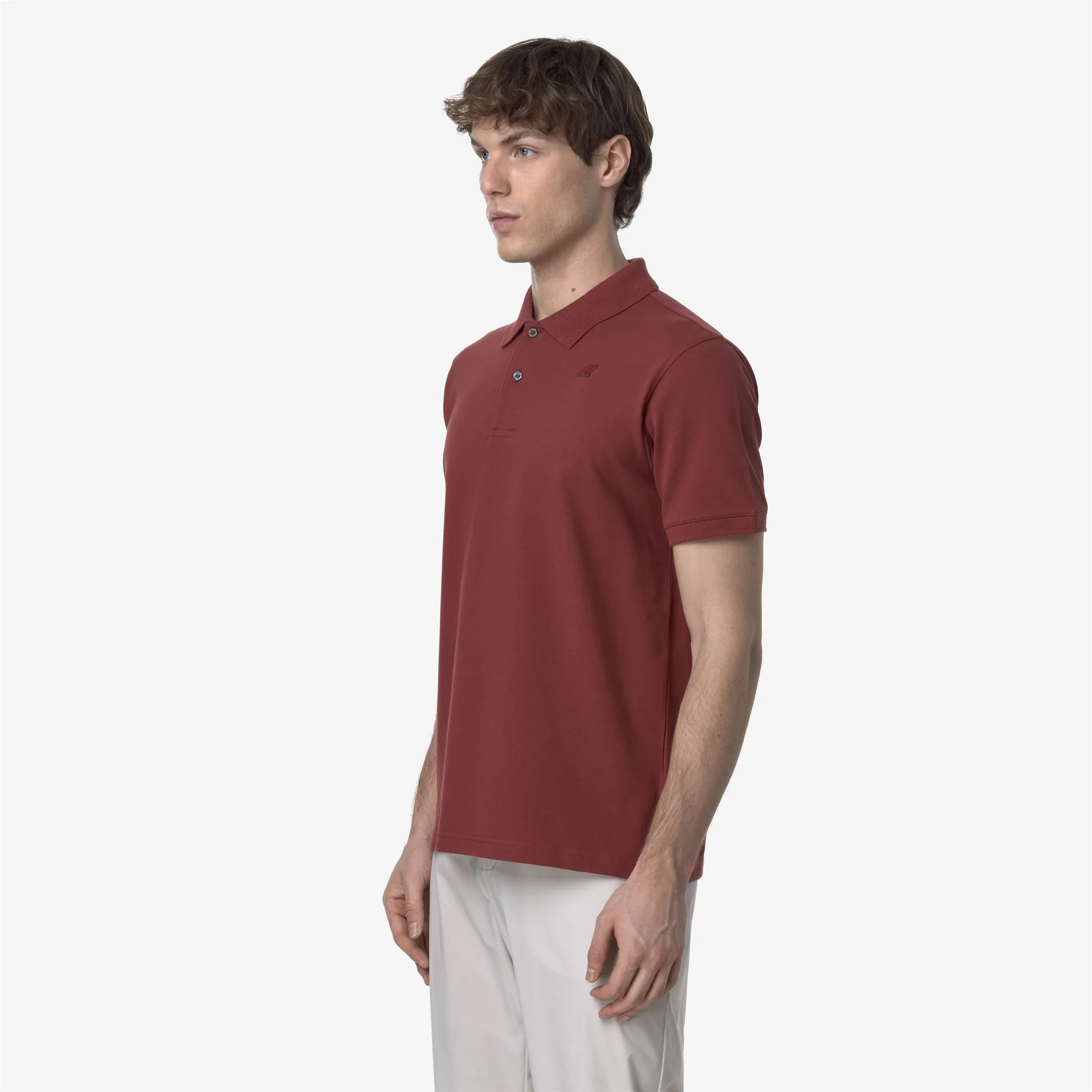 AMEDEE PIQUE SLIM - Polo Shirts - Polo - Man - RED BROWNISH - Image 4