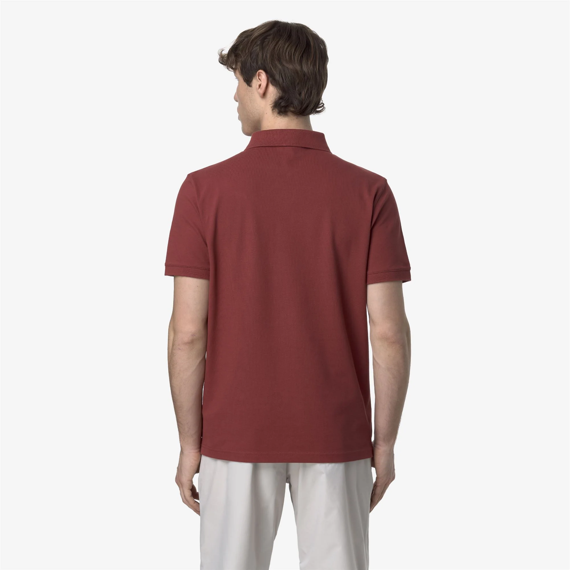 AMEDEE PIQUE SLIM - Polo Shirts - Polo - Man - RED BROWNISH - Image 5