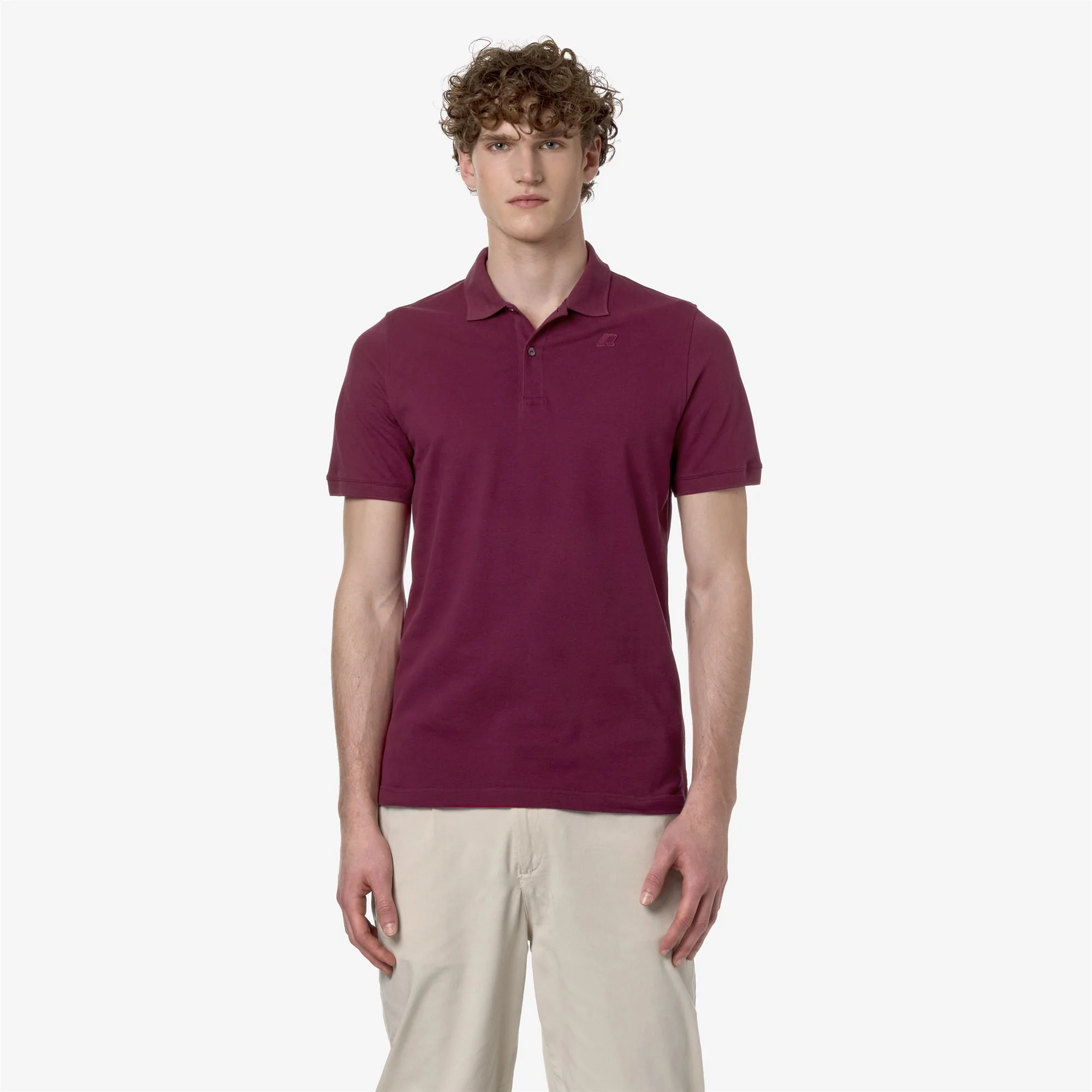 AMEDEE PIQUE SLIM - Polo Shirts - Polo - Man - RED DK - Image 3