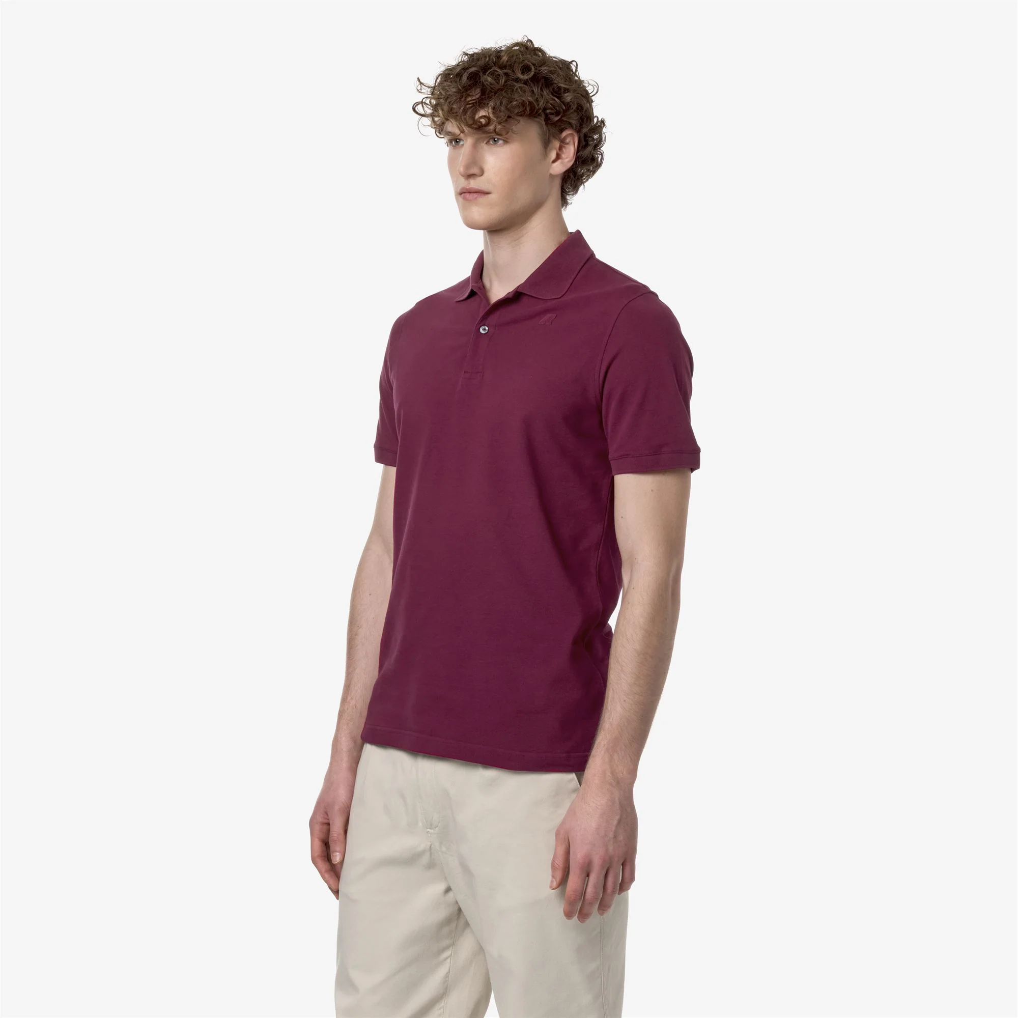 AMEDEE PIQUE SLIM - Polo Shirts - Polo - Man - RED DK - Image 4