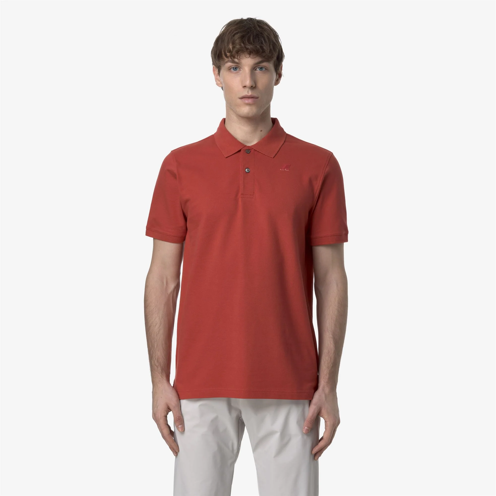 AMEDEE PIQUE SLIM - Polo Shirts - Polo - Man - RED JASPER - Image 3