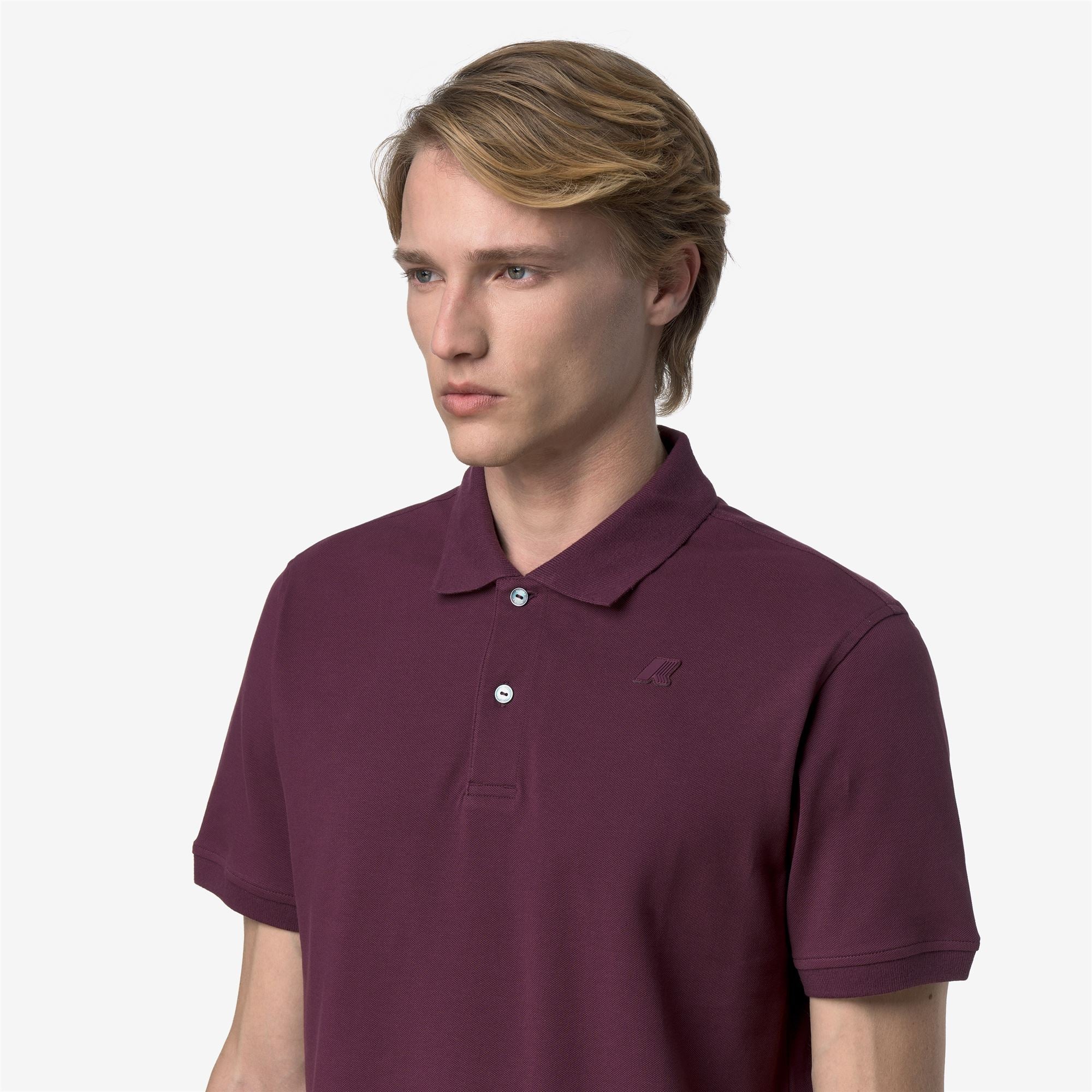 AMEDEE PIQUE SLIM - Polo Shirts - Polo - Man - VIOLET MAUVE WINE - Image 2