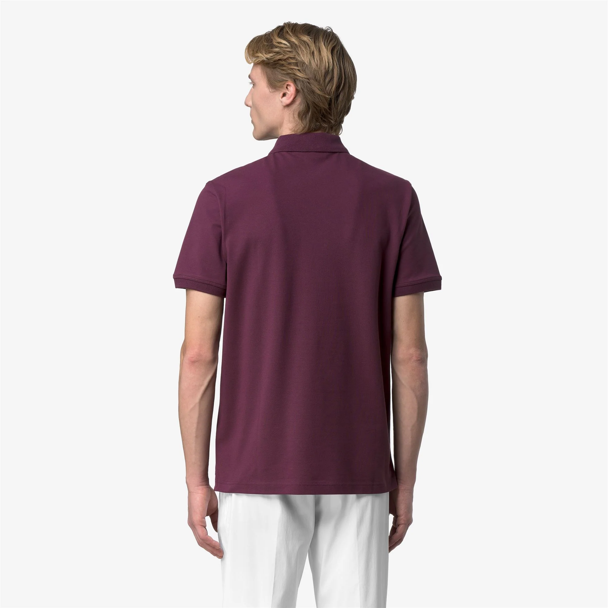 AMEDEE PIQUE SLIM - Polo Shirts - Polo - Man - VIOLET MAUVE WINE - Image 5