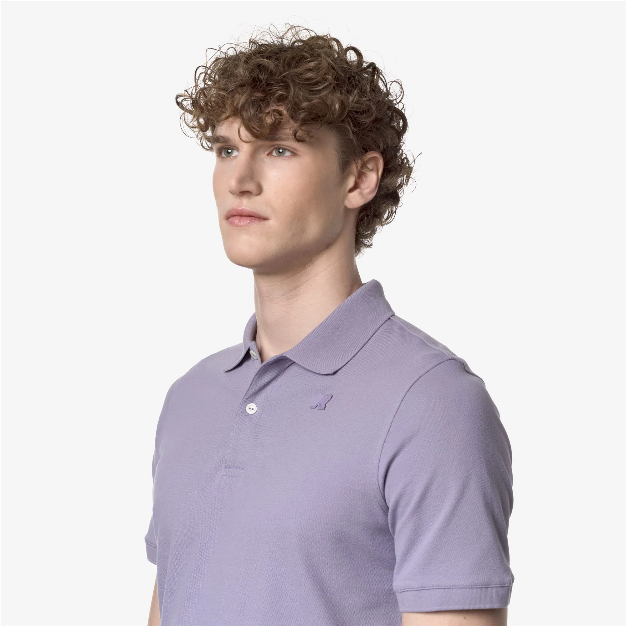AMEDEE PIQUE SLIM - Polo Shirts - Polo - Man - VIOLET GLICINE - Image 2