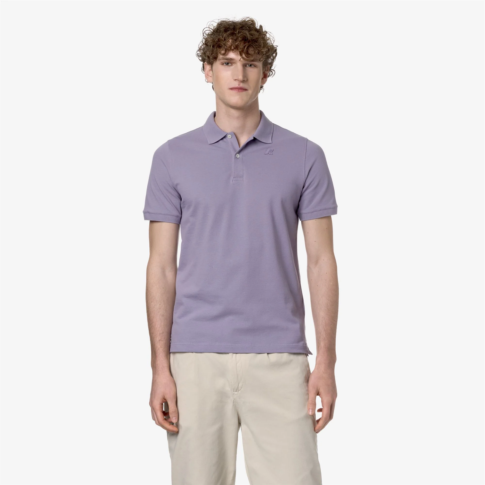 AMEDEE PIQUE SLIM - Polo Shirts - Polo - Man - VIOLET GLICINE - Image 3