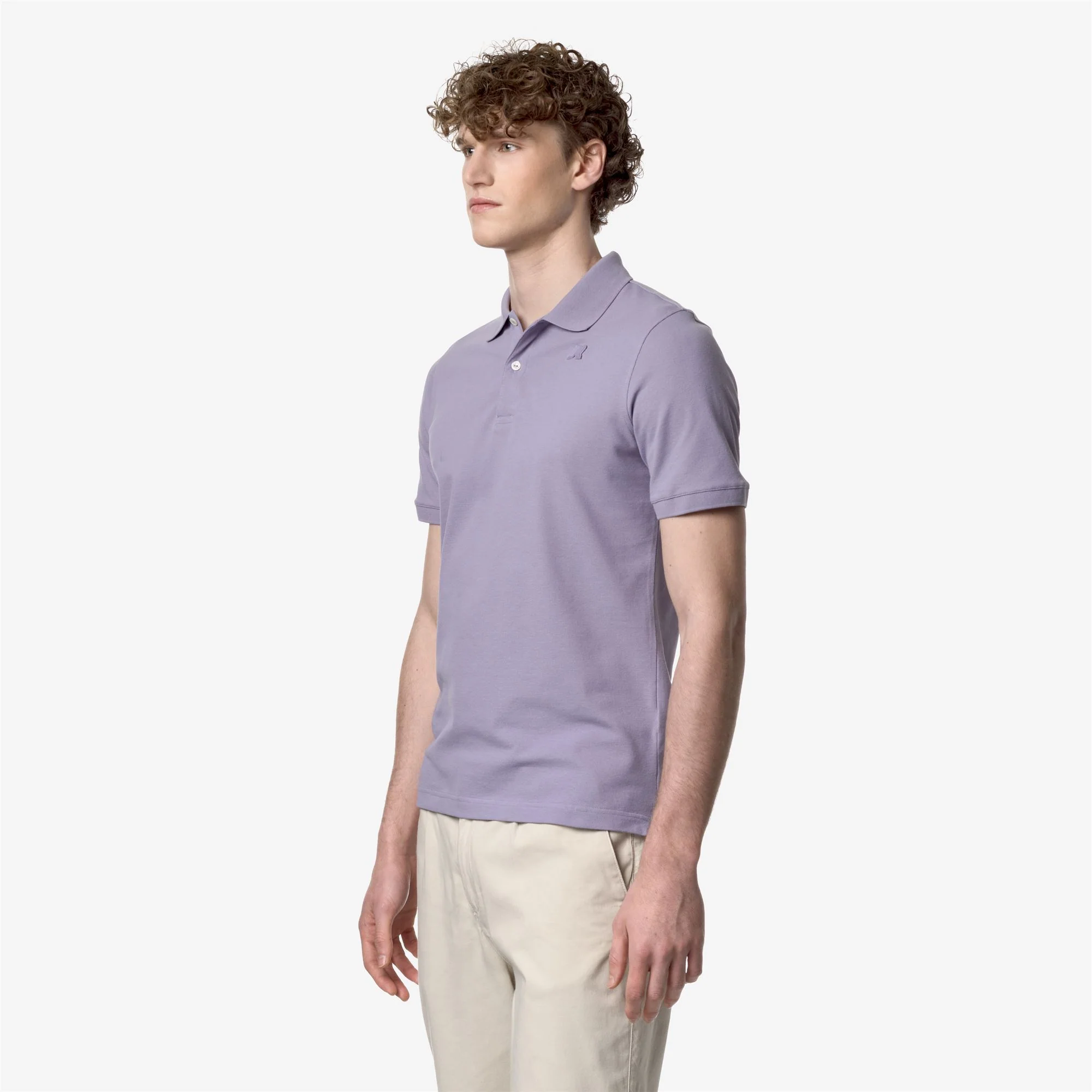 AMEDEE PIQUE SLIM - Polo Shirts - Polo - Man - VIOLET GLICINE - Image 4