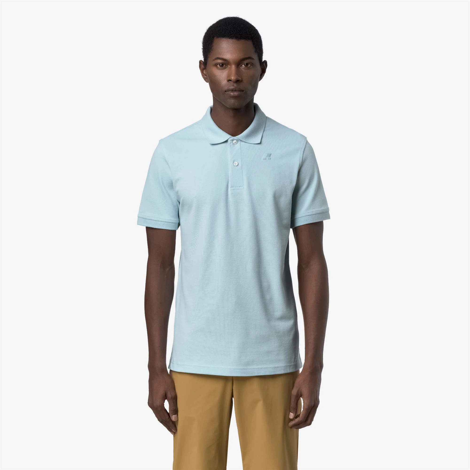 AMEDEE PIQUE SLIM - Polo Shirts - Polo - Man - BLUE DREAM - Image 3