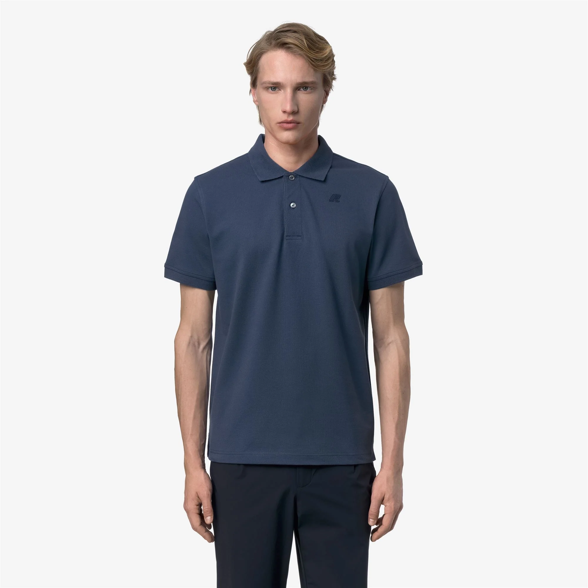 AMEDEE PIQUE SLIM - Polo Shirts - Polo - Man - BLUE INSIGNIA - Image 3