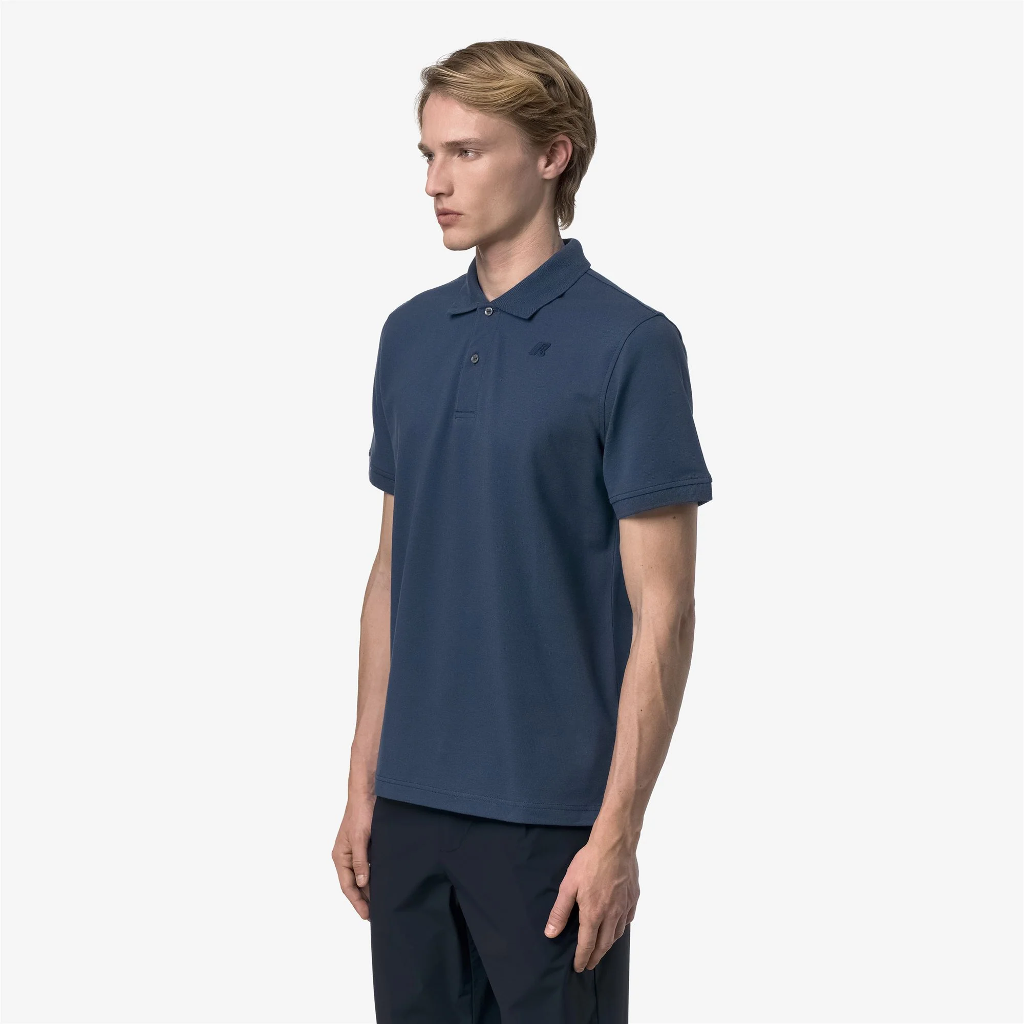 AMEDEE PIQUE SLIM - Polo Shirts - Polo - Man - BLUE INSIGNIA - Image 4