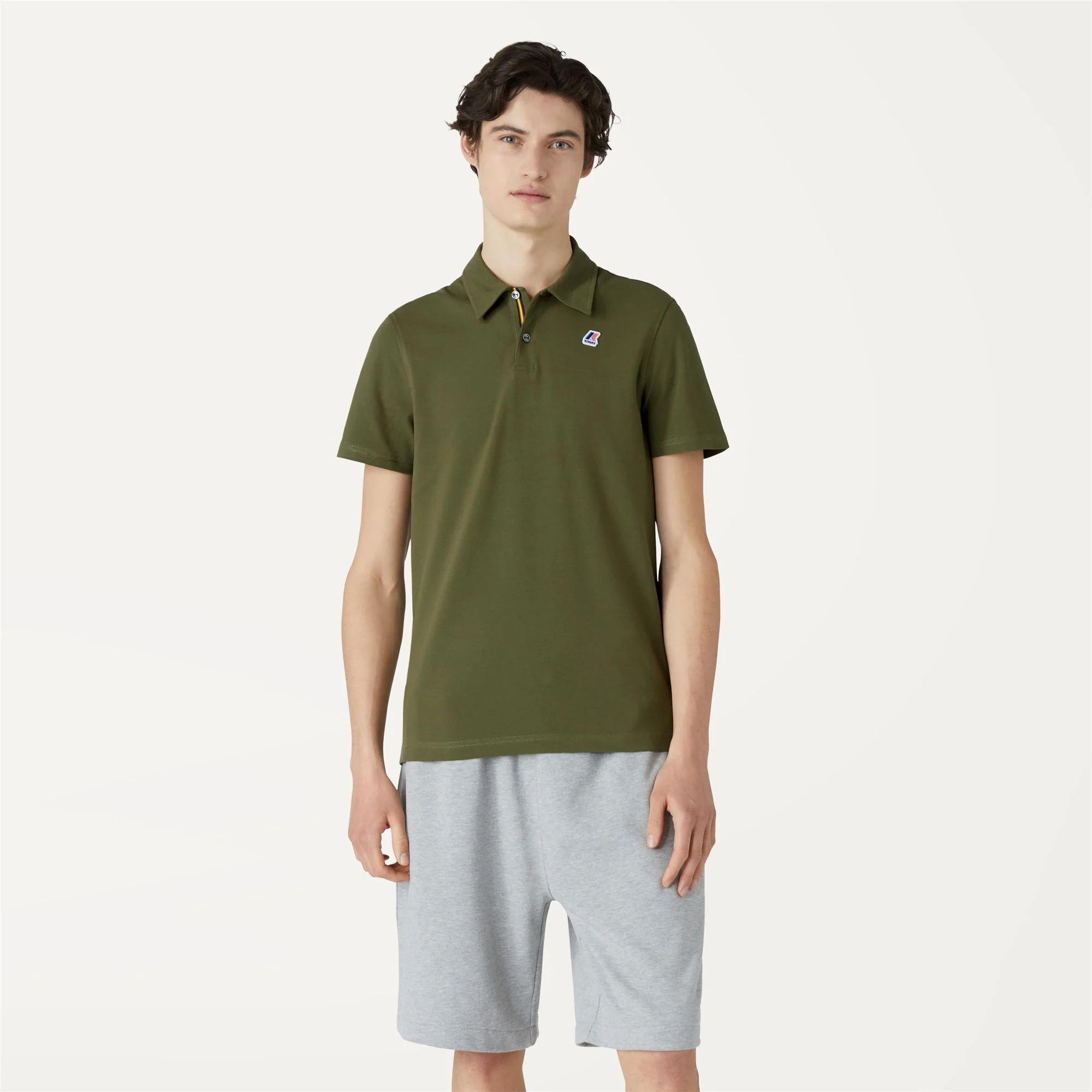 GREGOIRE TAPE - Polo Shirts - Polo - Man - GREEN MILITARY - Image 3