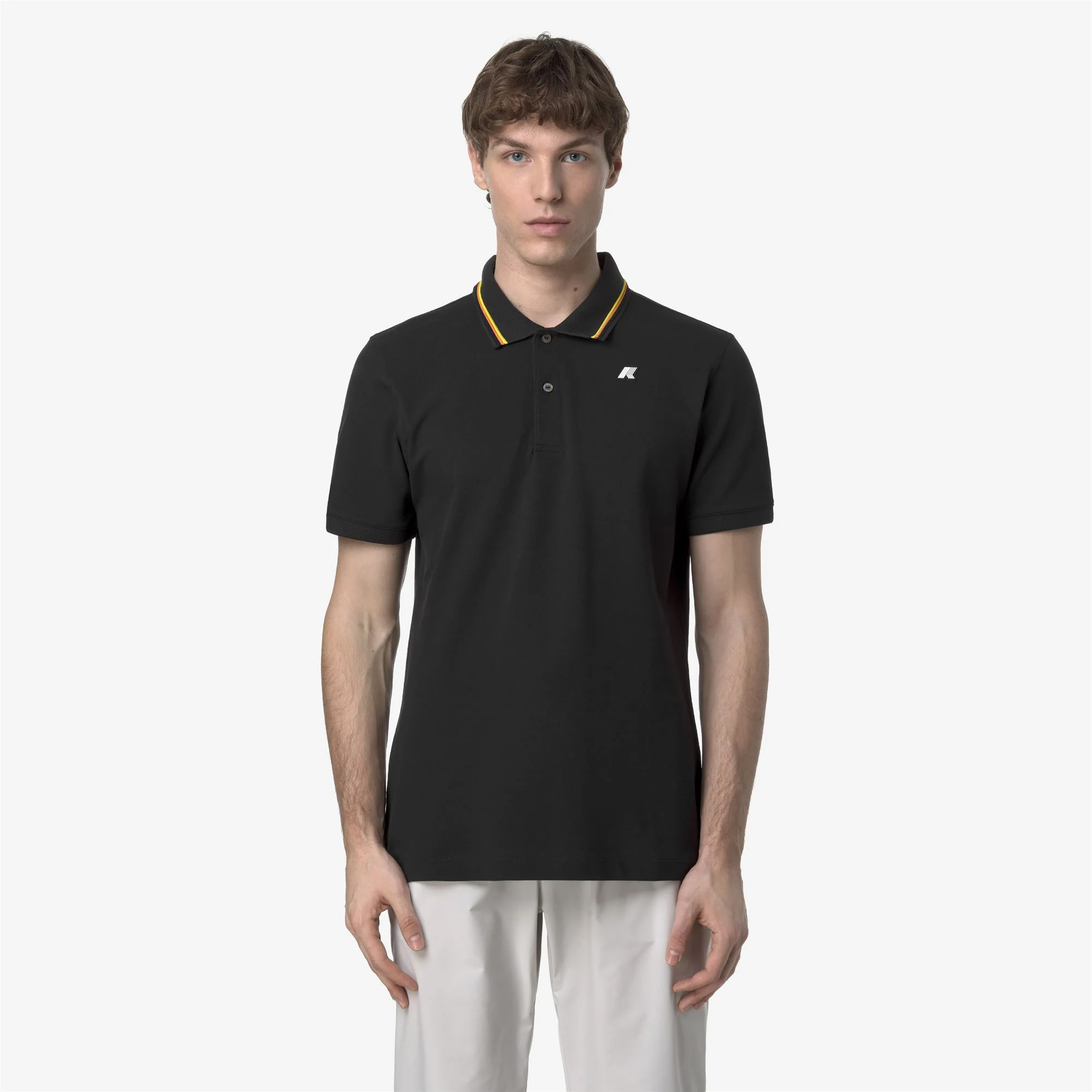 JUD PIQUE SLIM - Polo Shirts - Polo - Man - BLACK PURE - Image 3