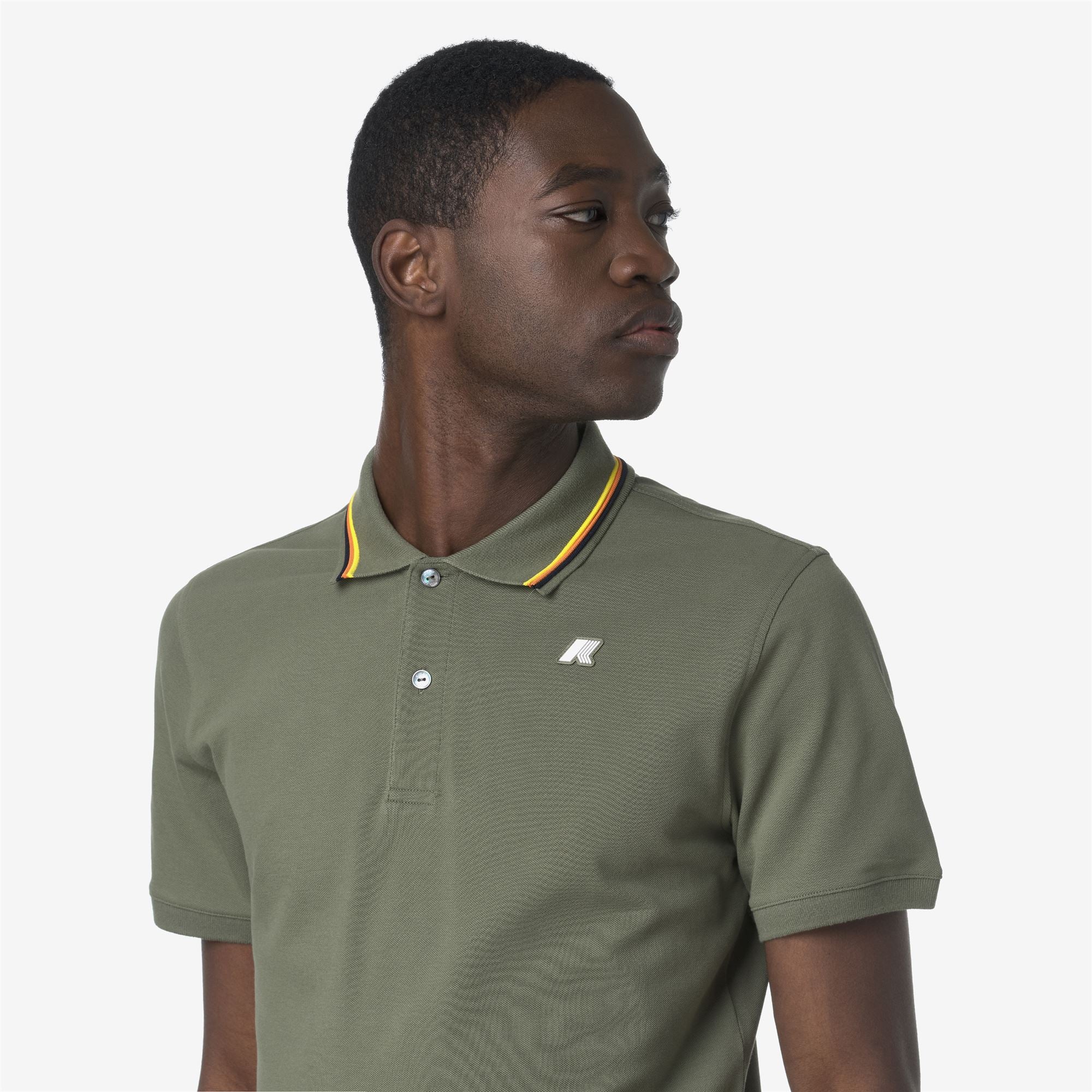 JUD PIQUE SLIM - Polo Shirts - Polo - Man - GREEN LICHEN - Image 2