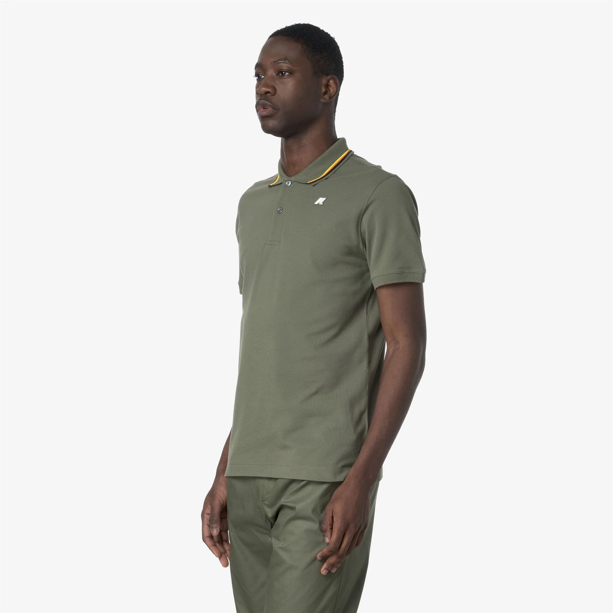 JUD PIQUE SLIM - Polo Shirts - Polo - Man - GREEN LICHEN - Image 4