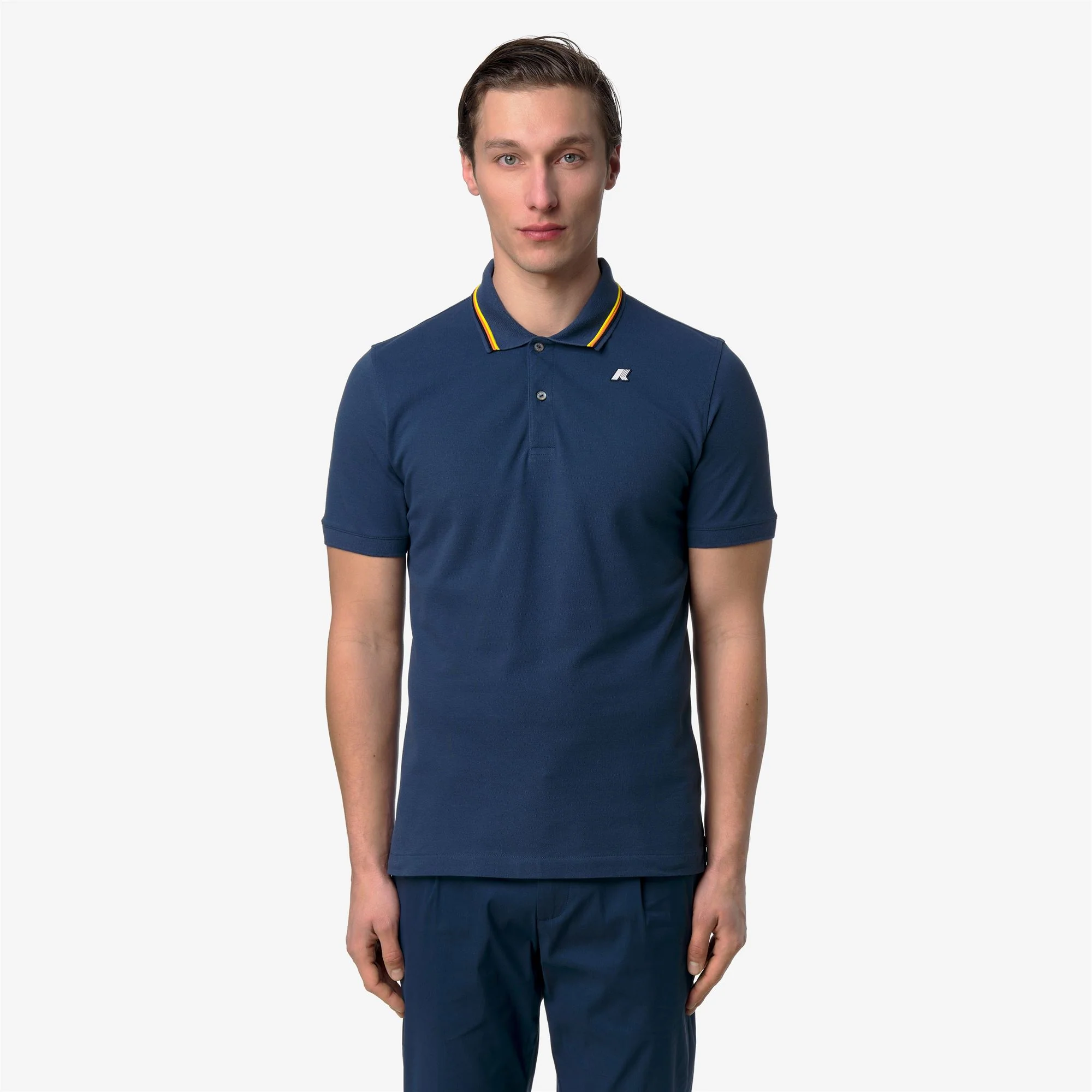 JUD PIQUE SLIM - Polo Shirts - Polo - Man - BLUE INSIGNIA - Image 3