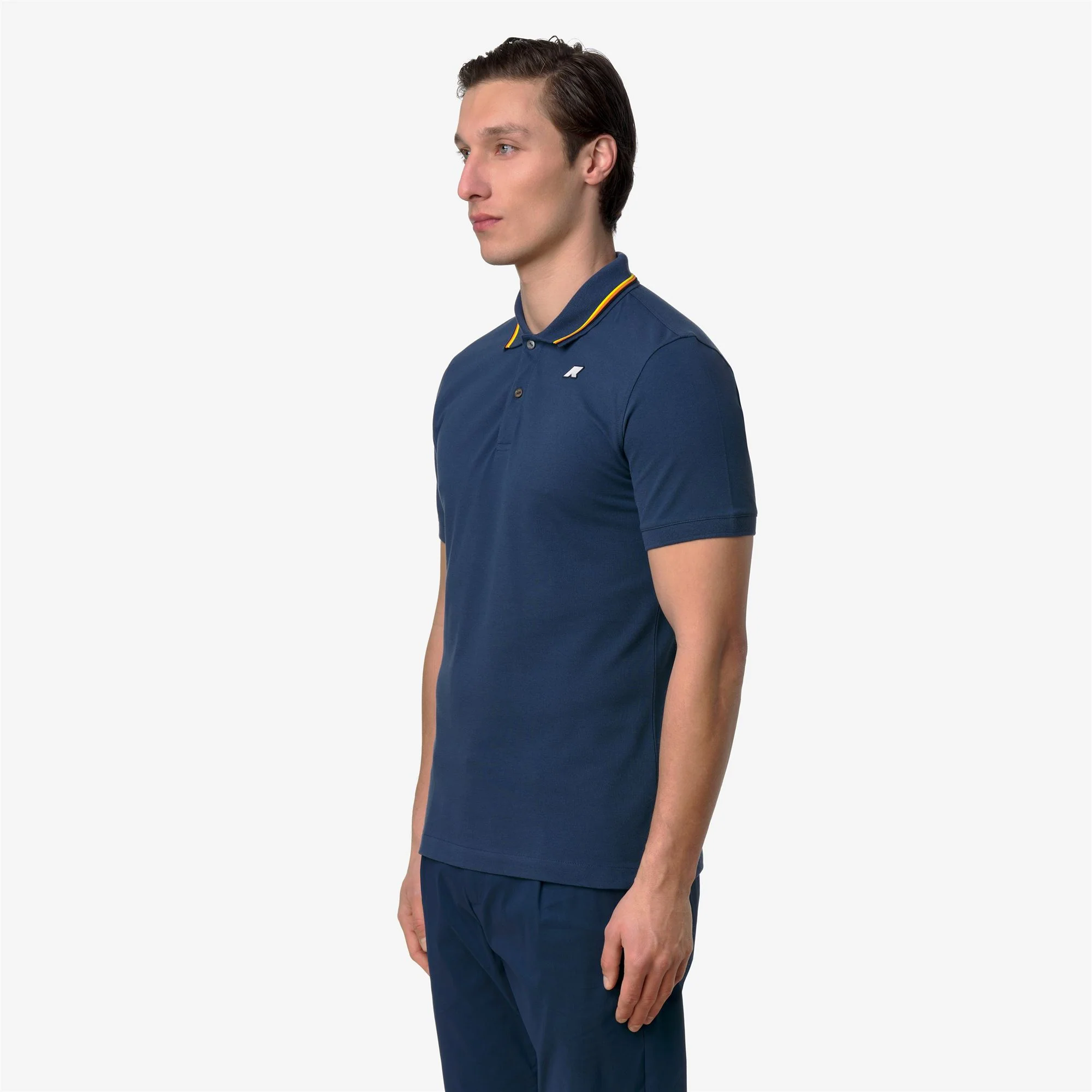 JUD PIQUE SLIM - Polo Shirts - Polo - Man - BLUE INSIGNIA - Image 4