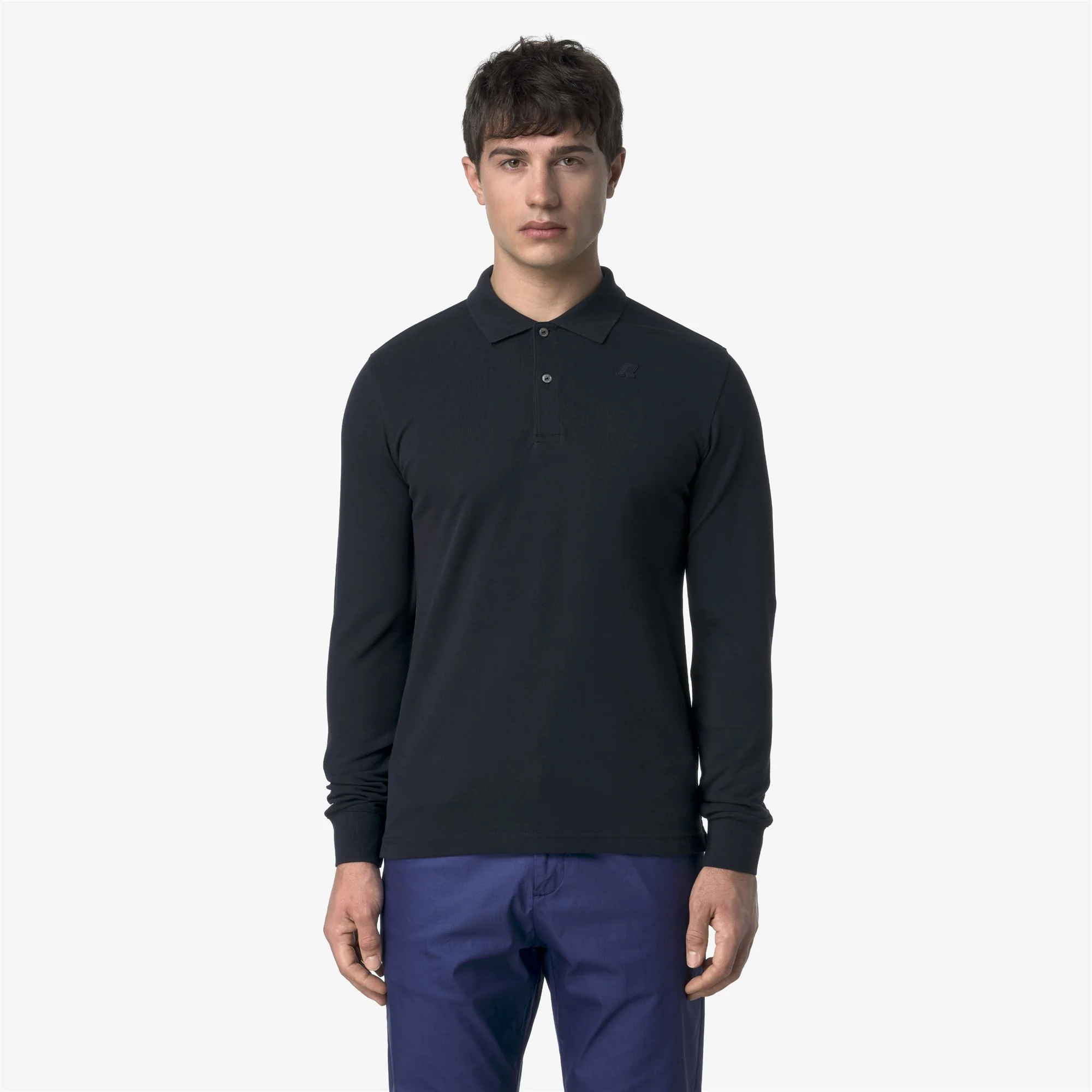 MONJU PIQUE SLIM - Polo Shirts - Polo - Man - BLUE DEPTH - Image 3