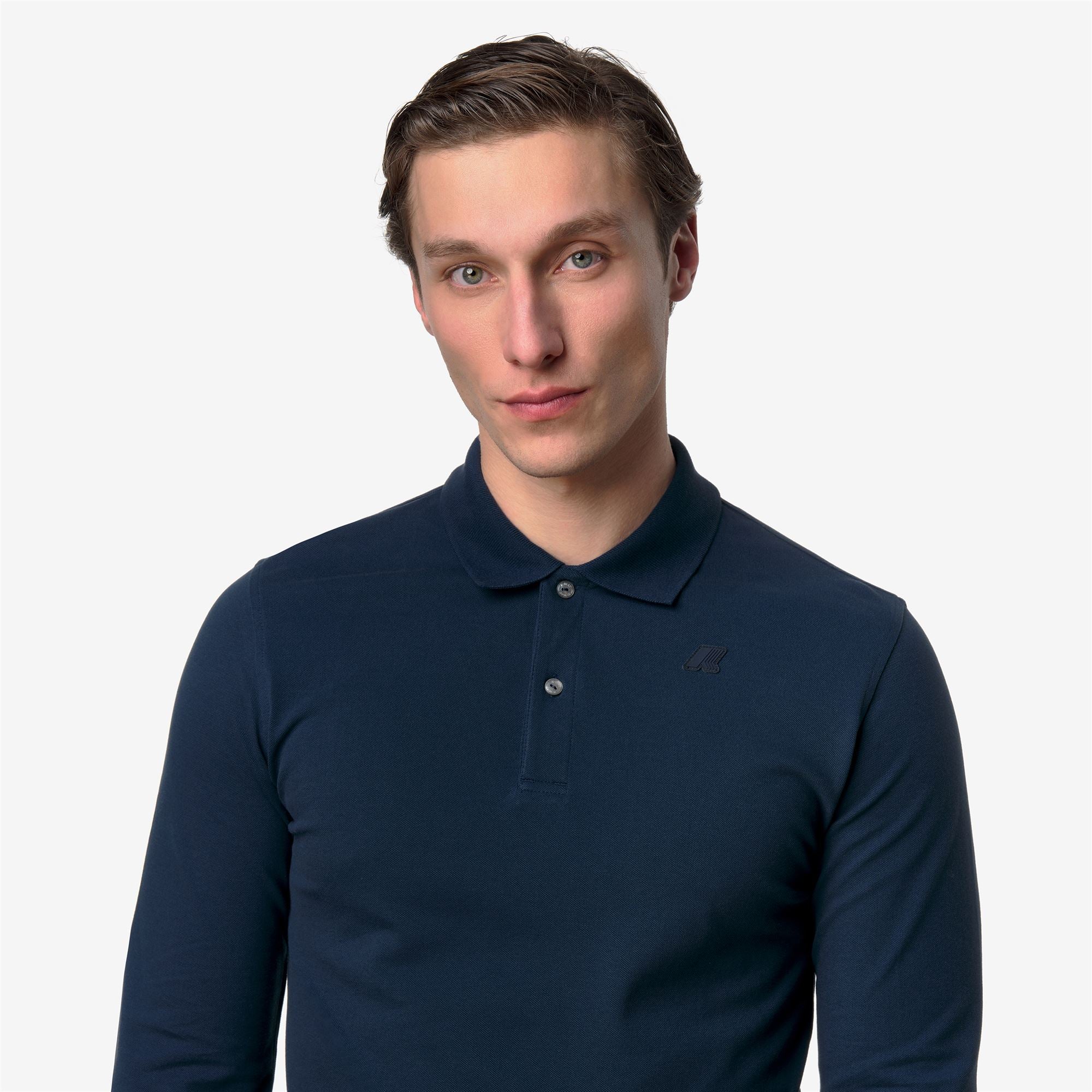 MONJU PIQUE SLIM - Polo Shirts - Polo - Man - BLUE INSIGNIA - Image 2