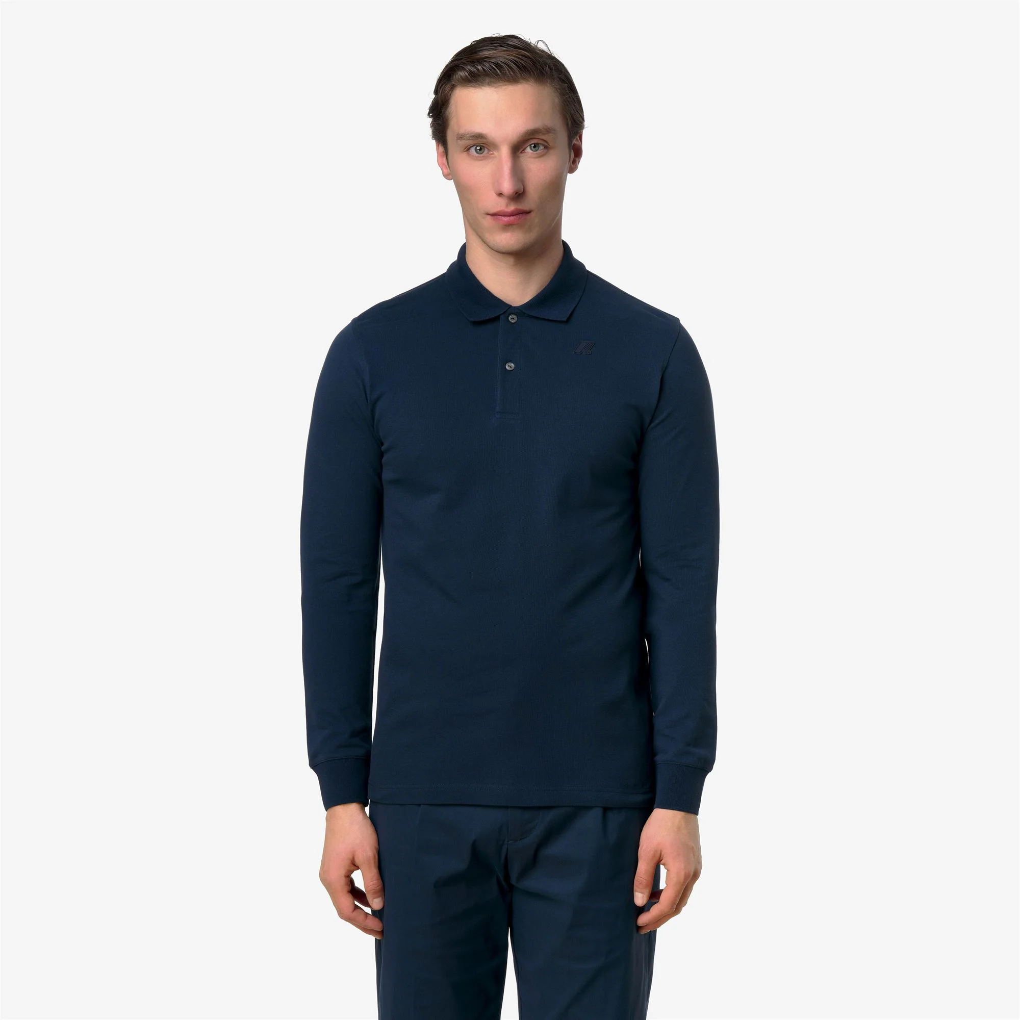 MONJU PIQUE SLIM - Polo Shirts - Polo - Man - BLUE INSIGNIA - Image 3