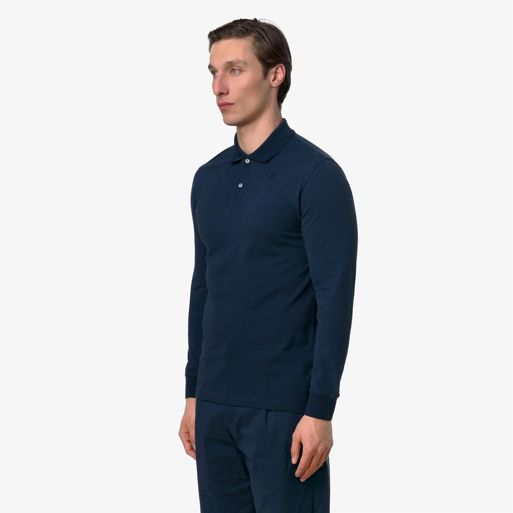 MONJU PIQUE SLIM - Polo Shirts - Polo - Man - BLUE INSIGNIA - Image 4