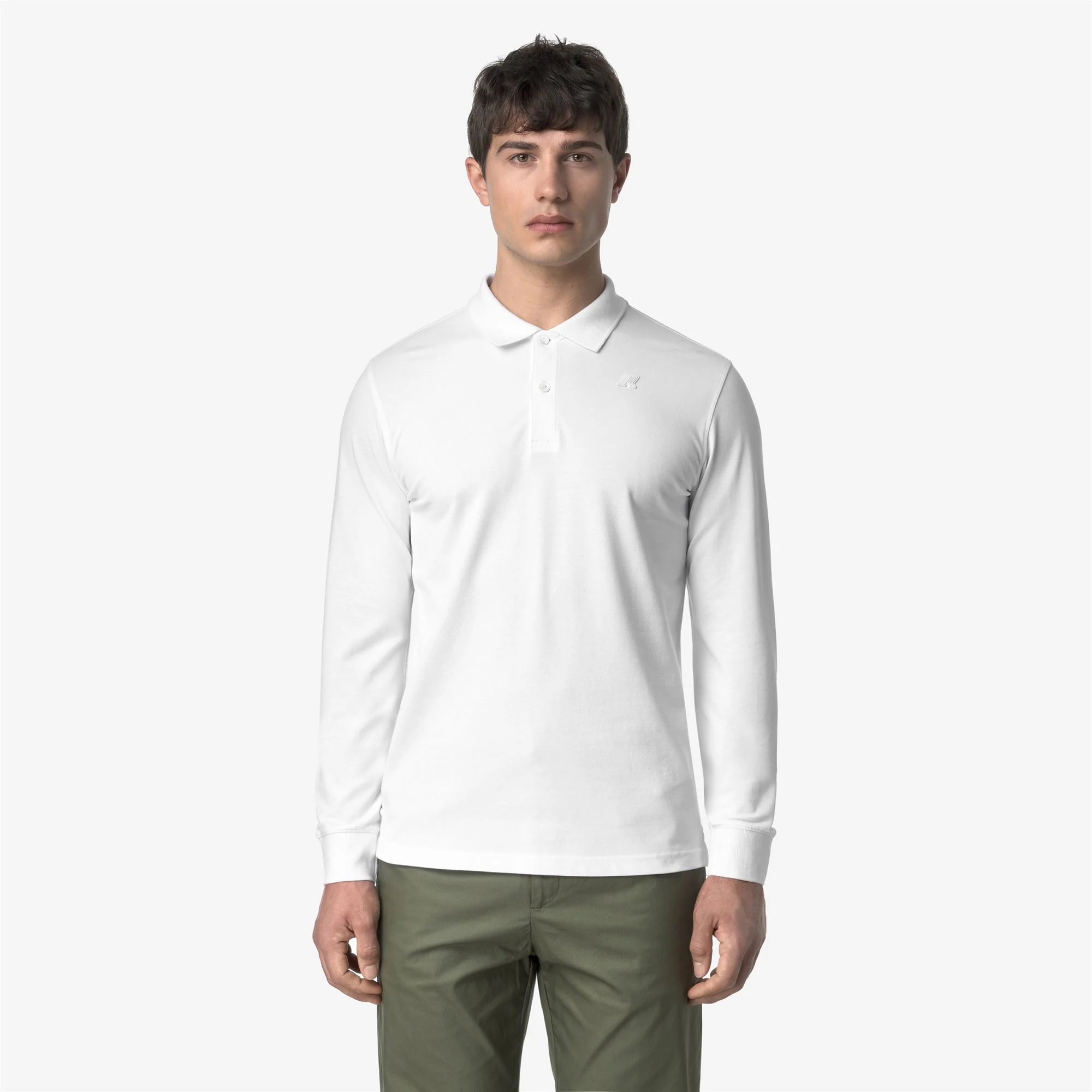 MONJU PIQUE SLIM - Polo Shirts - Polo - Man - WHITE - Image 3