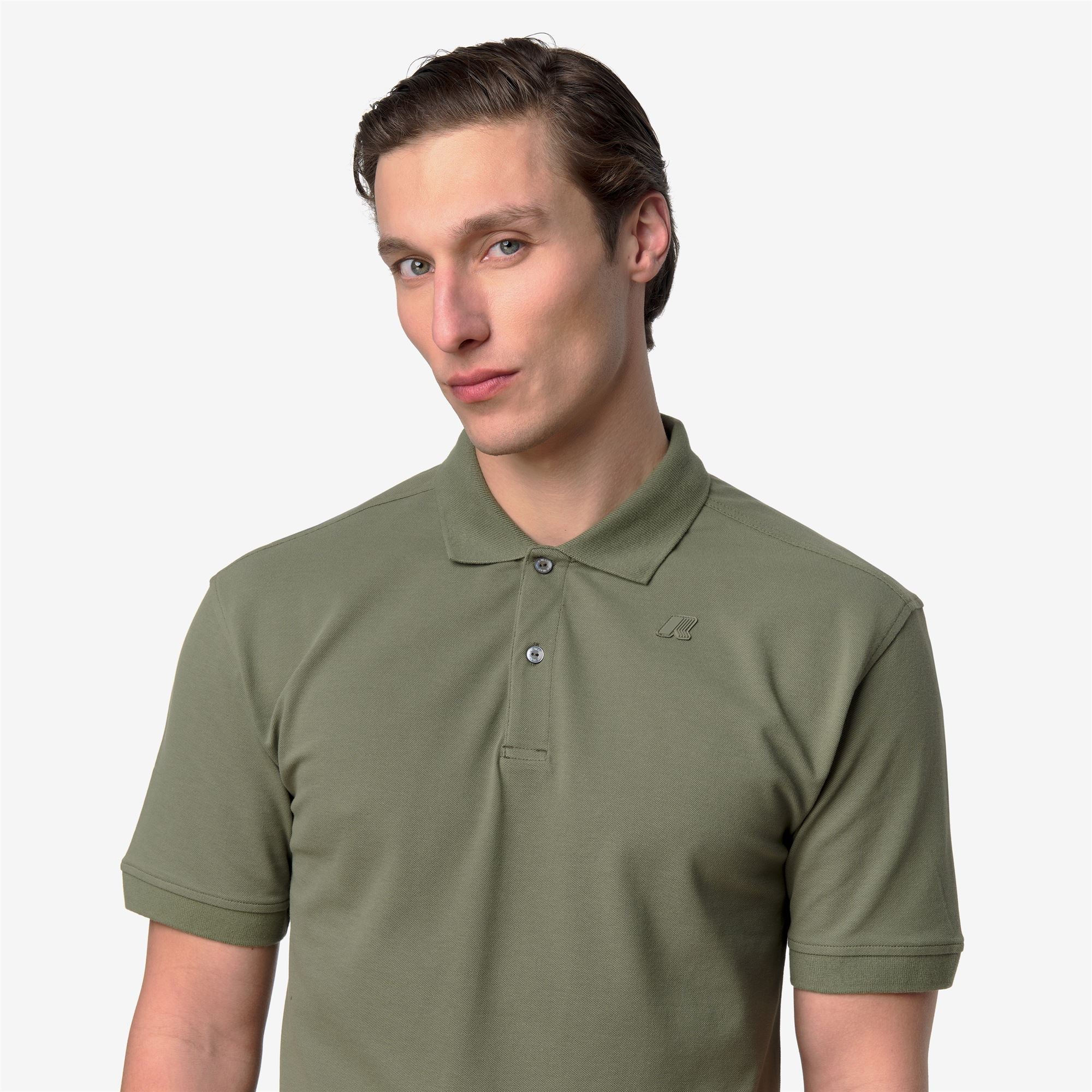 SIMOR PIQUE - Polo Shirts - Polo - Man - GREEN LICHEN - Image 2