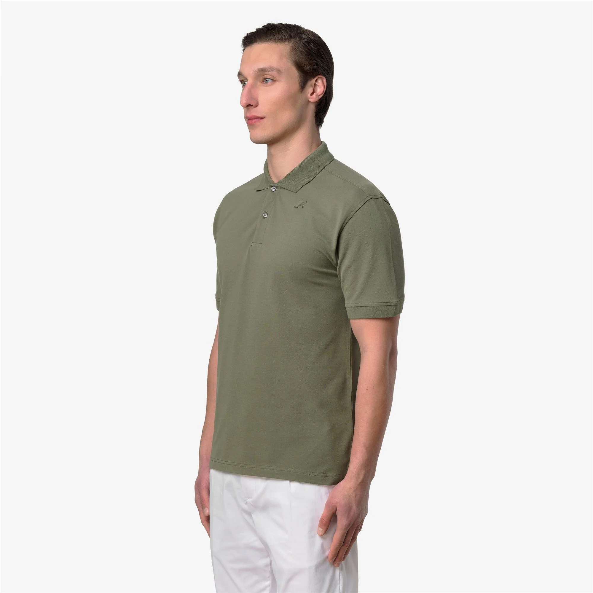 SIMOR PIQUE - Polo Shirts - Polo - Man - GREEN LICHEN - Image 4