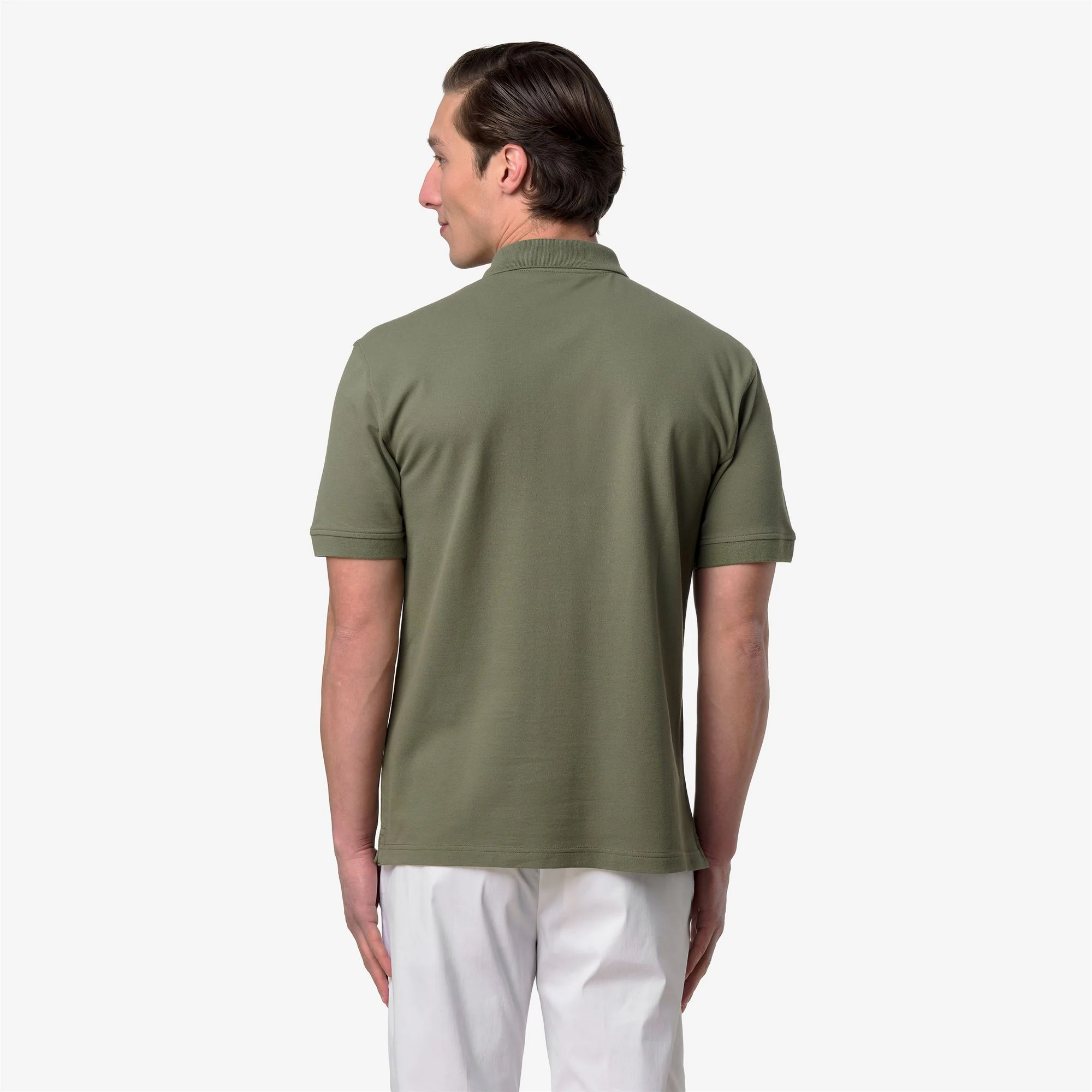 SIMOR PIQUE - Polo Shirts - Polo - Man - GREEN LICHEN - Image 5