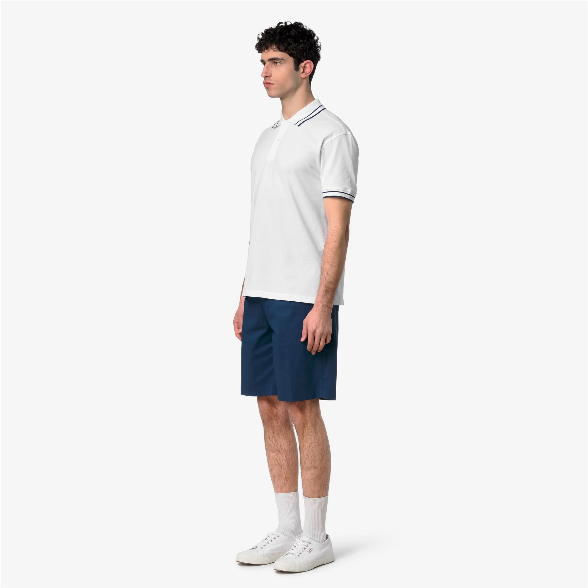 SIMOR-VINNAR PIQUE - Polo Shirts - Polo - Man - WHITE-BLUE INSIGNIA - Image 4
