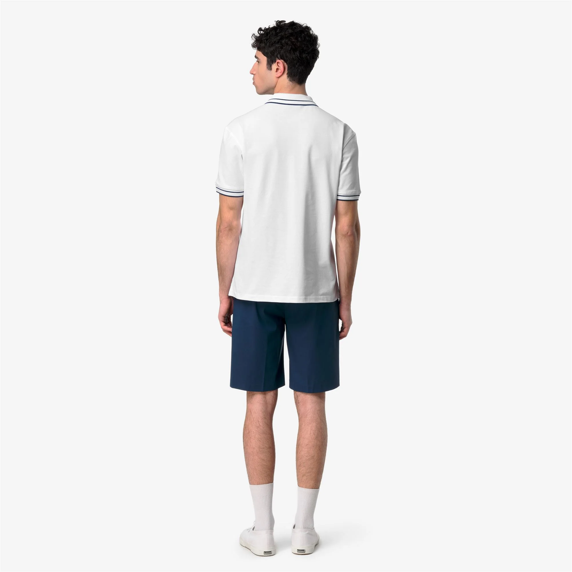SIMOR-VINNAR PIQUE - Polo Shirts - Polo - Man - WHITE-BLUE INSIGNIA - Image 5