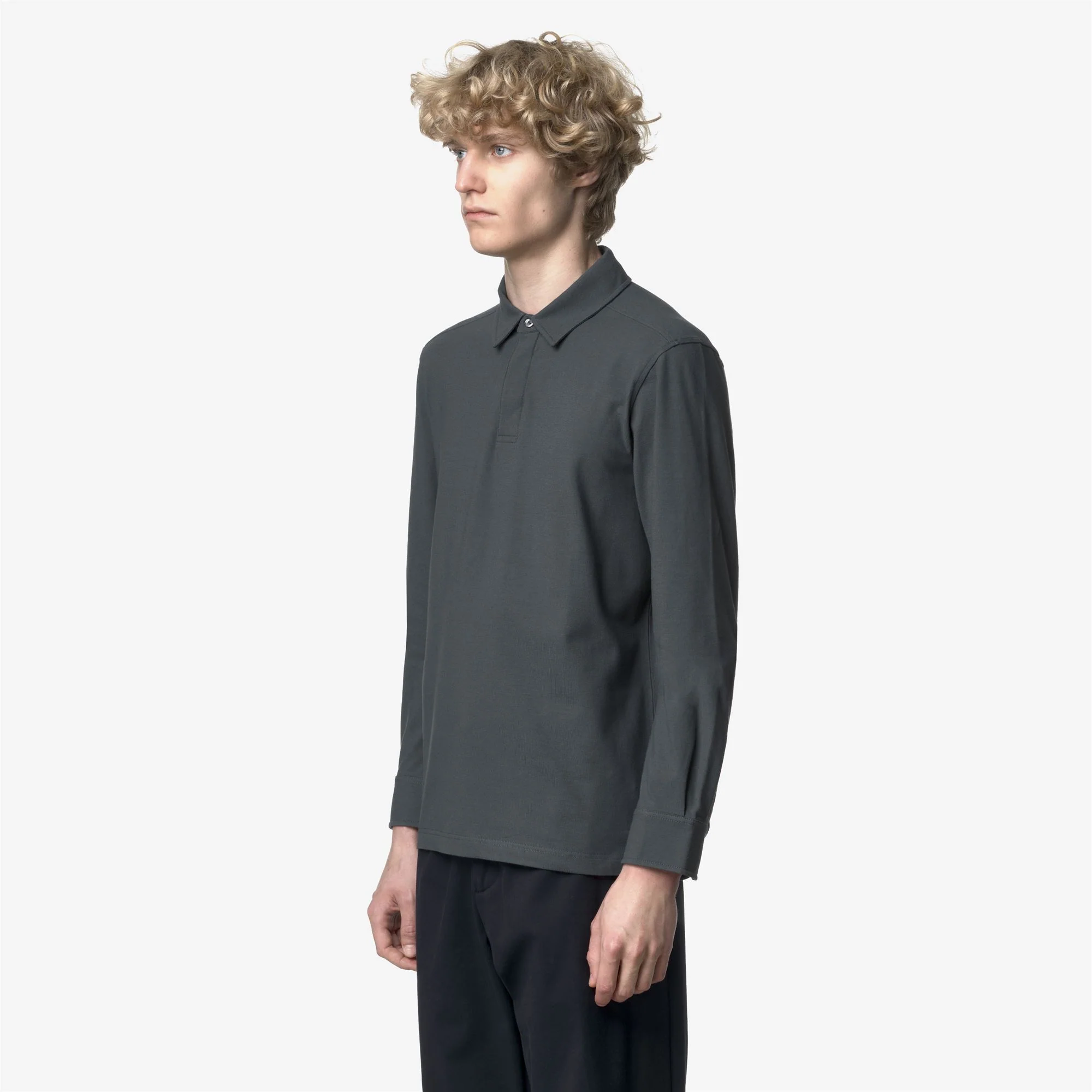 TIBERE ICE COTTON - Polo Shirts - Polo - Man - GREY SHADOW DK - Image 4