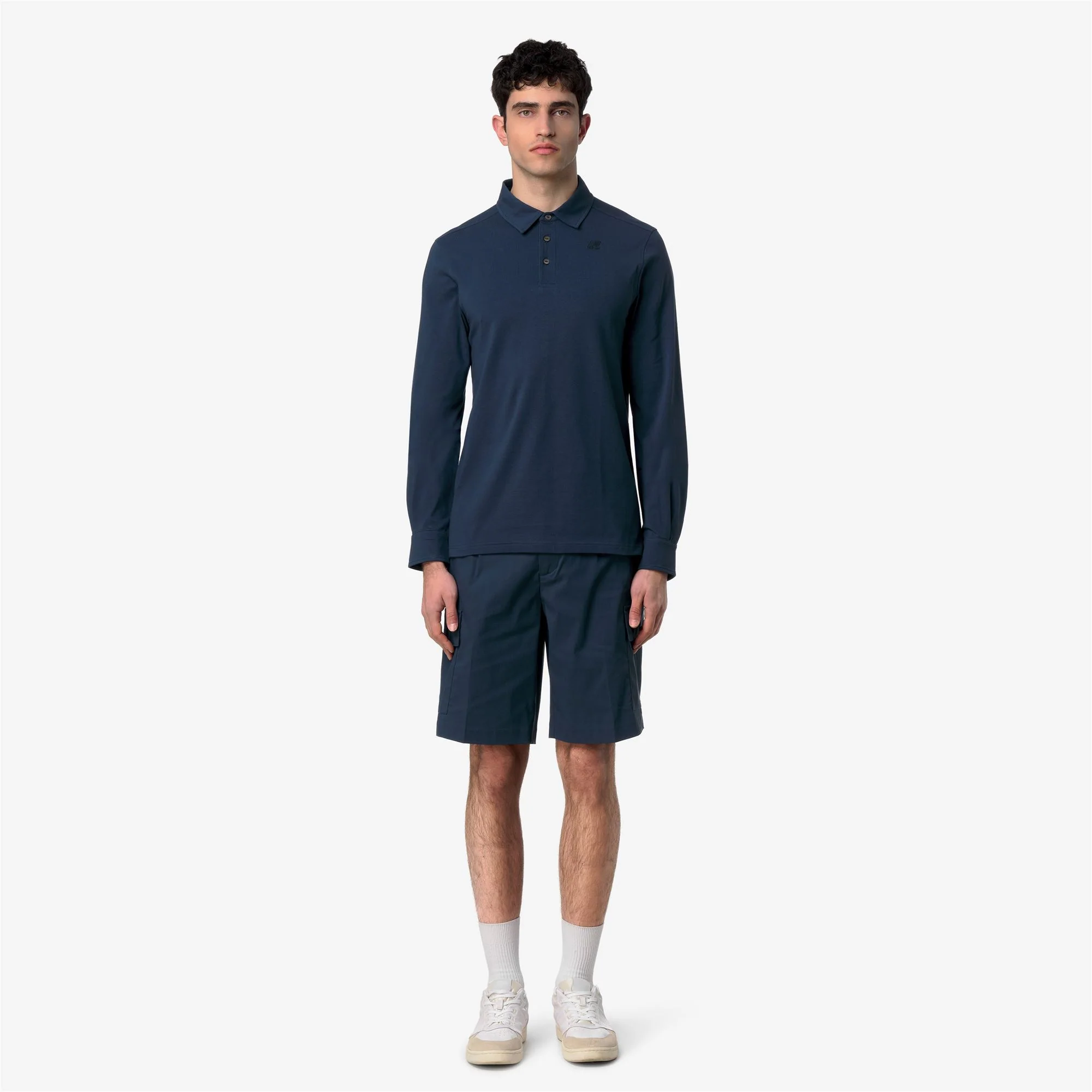 TIBOR LT STRETCH JERSEY SLIM - Polo Shirts - Polo - Man - BLUE INSIGNIA - Image 3