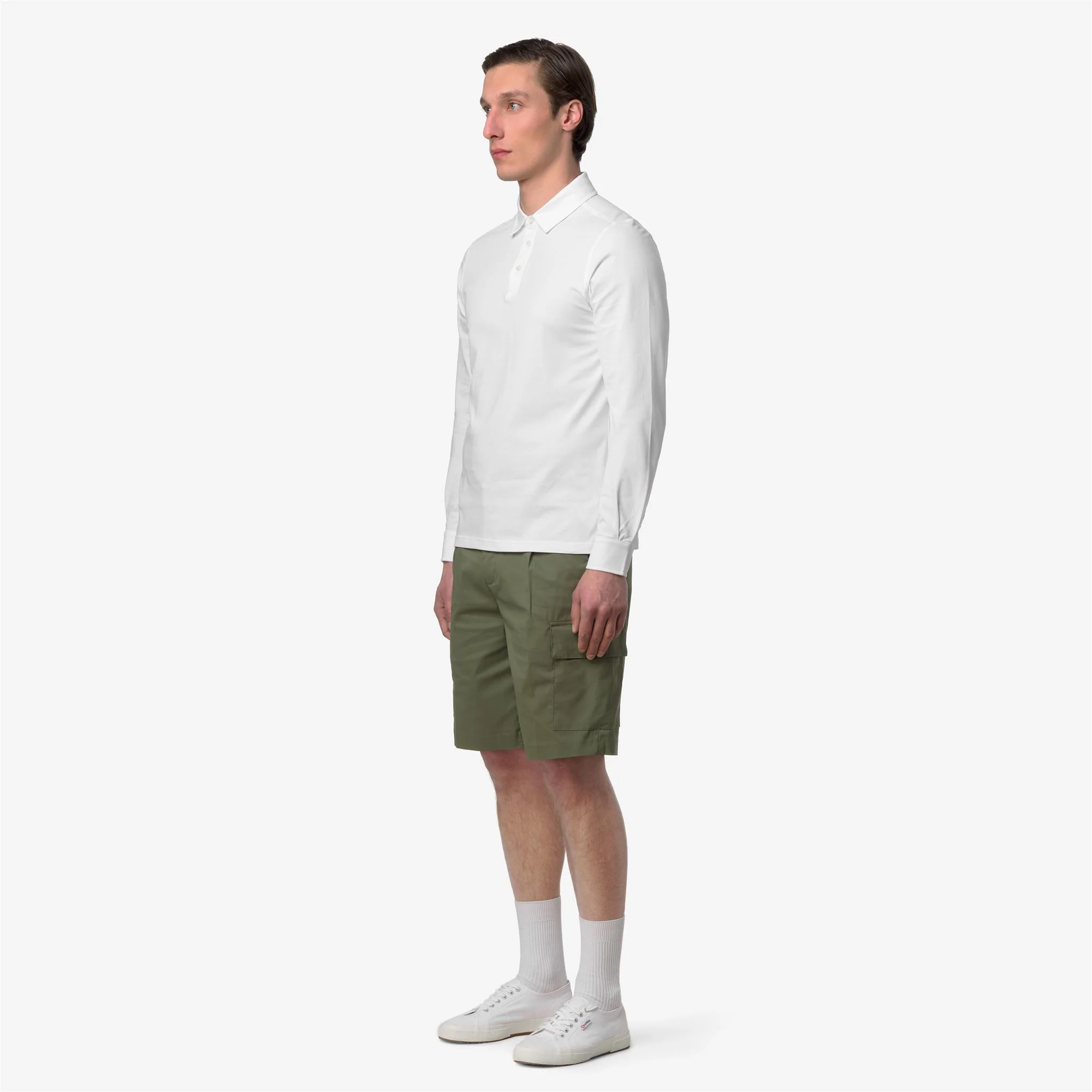 TIBOR LT STRETCH JERSEY SLIM - Polo Shirts - Polo - Man - WHITE - Image 4