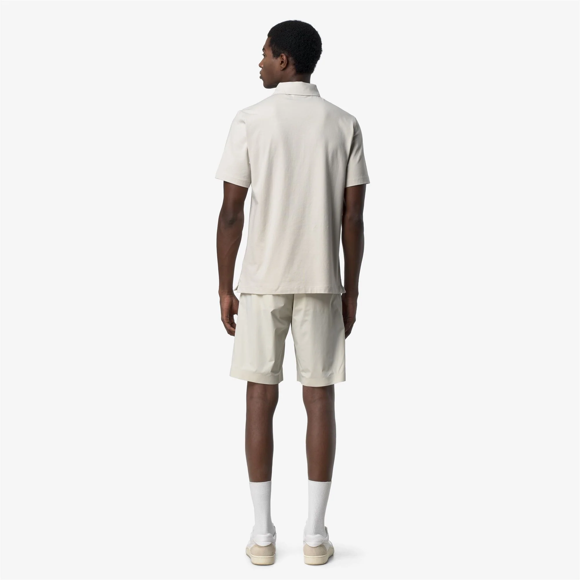 VANOINE LIGHT STRETCH JERSEY - Polo Shirts - Polo - Man - BEIGE LT - Image 5