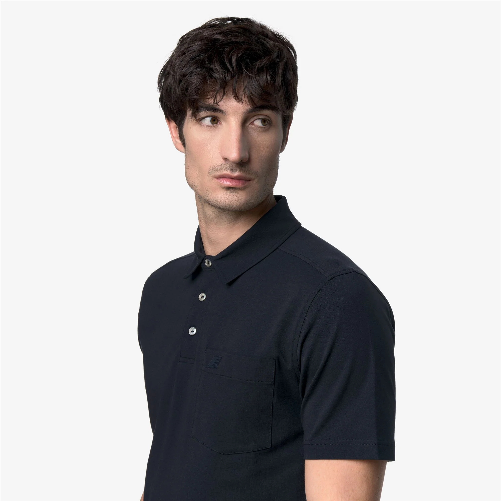 VANOINE LIGHT STRETCH JERSEY - Polo Shirts - Polo - Man - BLUE DEPTH - Image 2