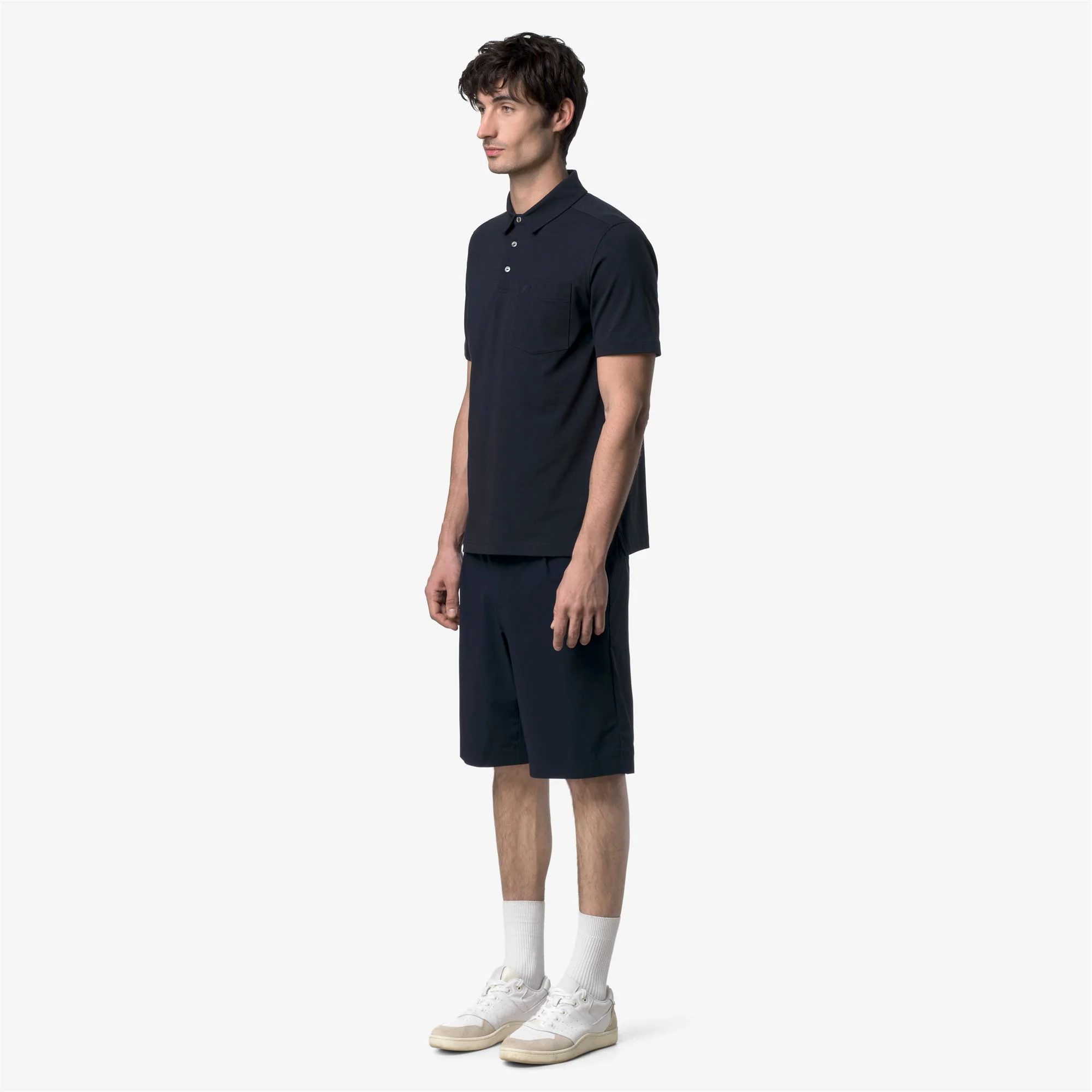 VANOINE LIGHT STRETCH JERSEY - Polo Shirts - Polo - Man - BLUE DEPTH - Image 4