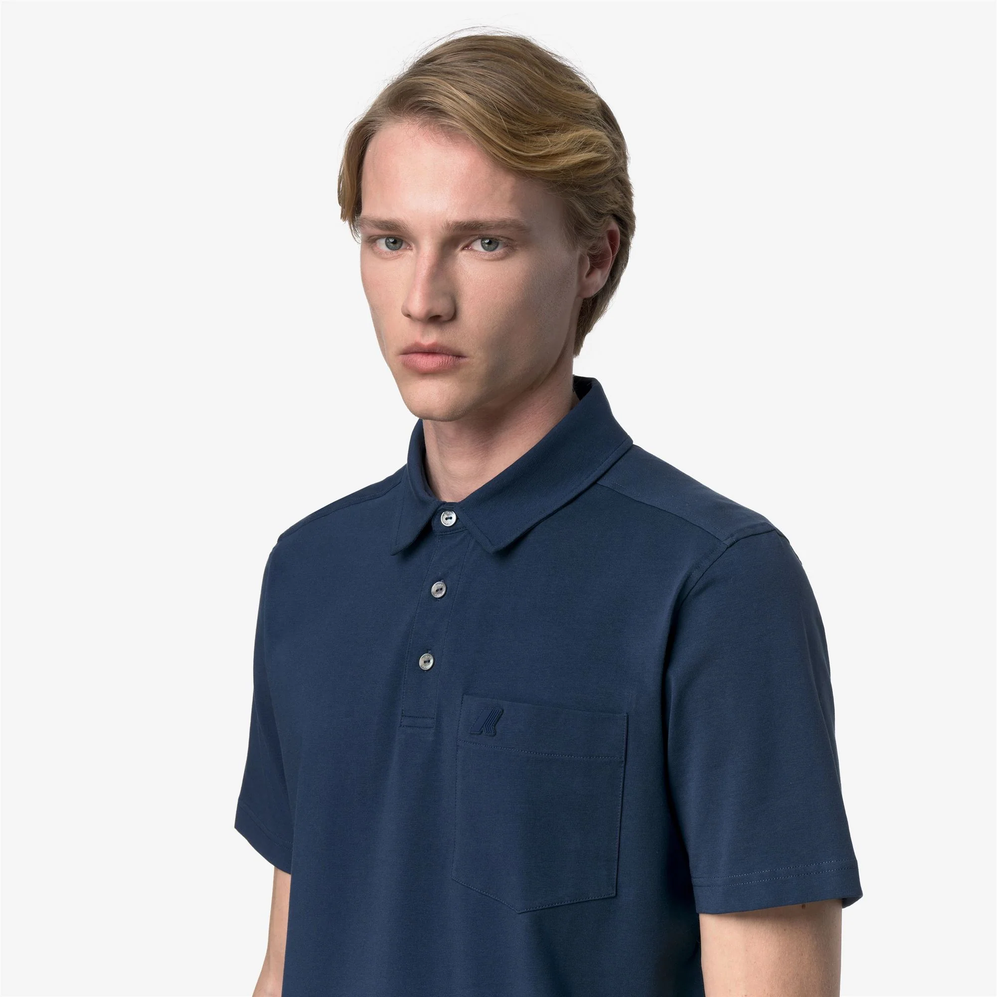 VANOINE LIGHT STRETCH JERSEY - Polo Shirts - Polo - Man - BLUE INSIGNIA - Image 2